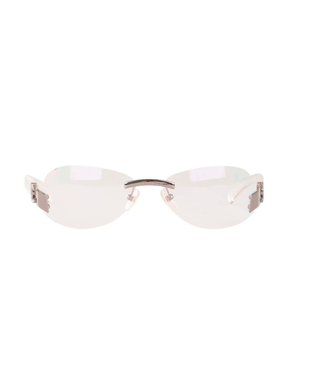Chanel Chanel Vintage Transparent Rimless CC Sunglasses ALC4339