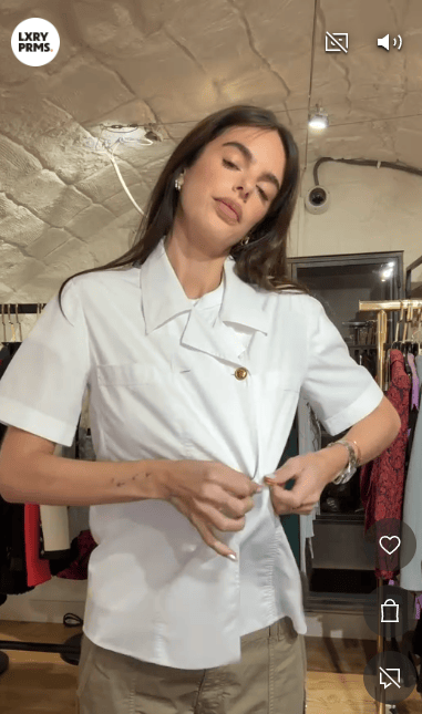 CHANEL Chanel white shirt AGC3474