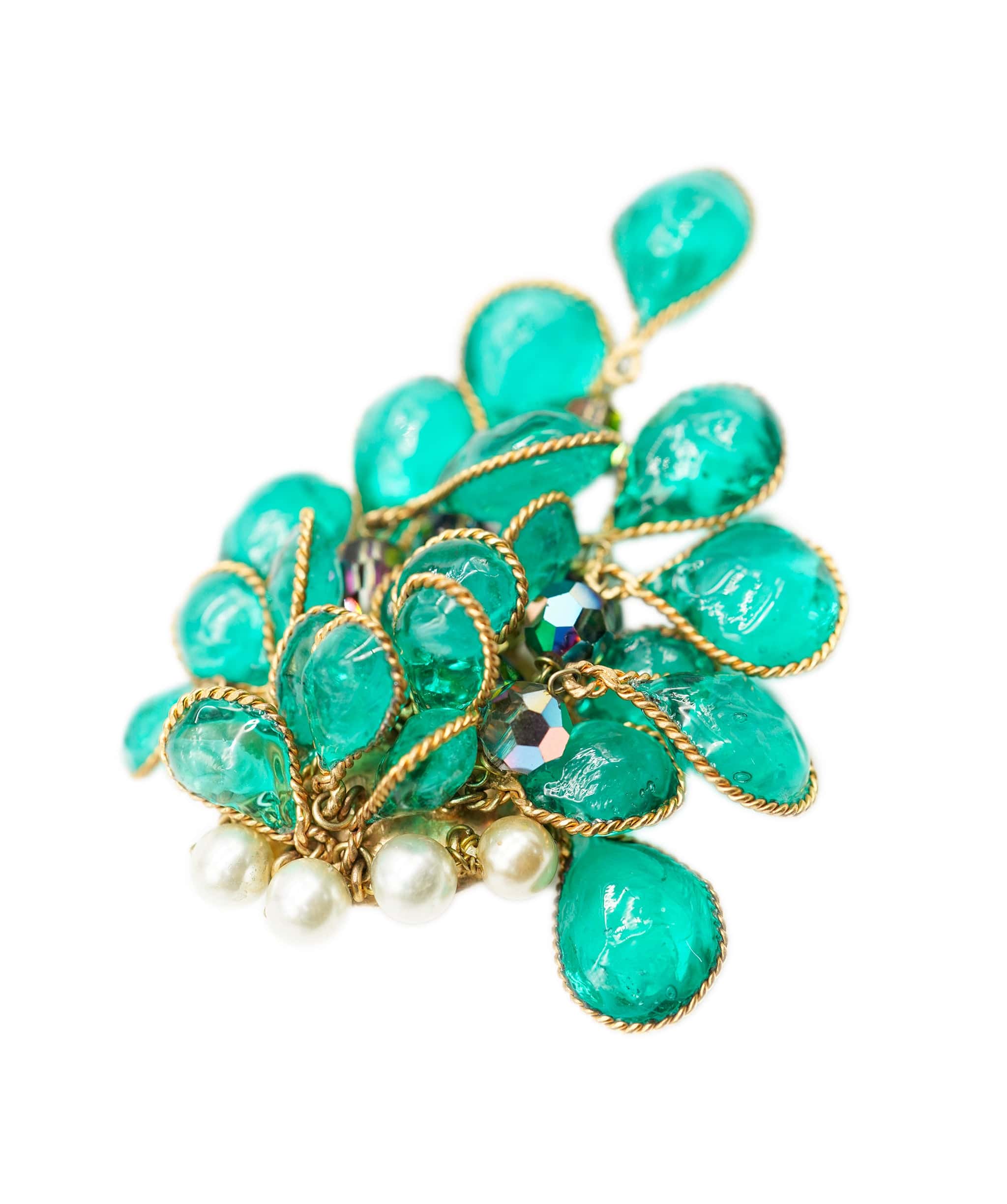 Chanel Green Gripoix ASL4059