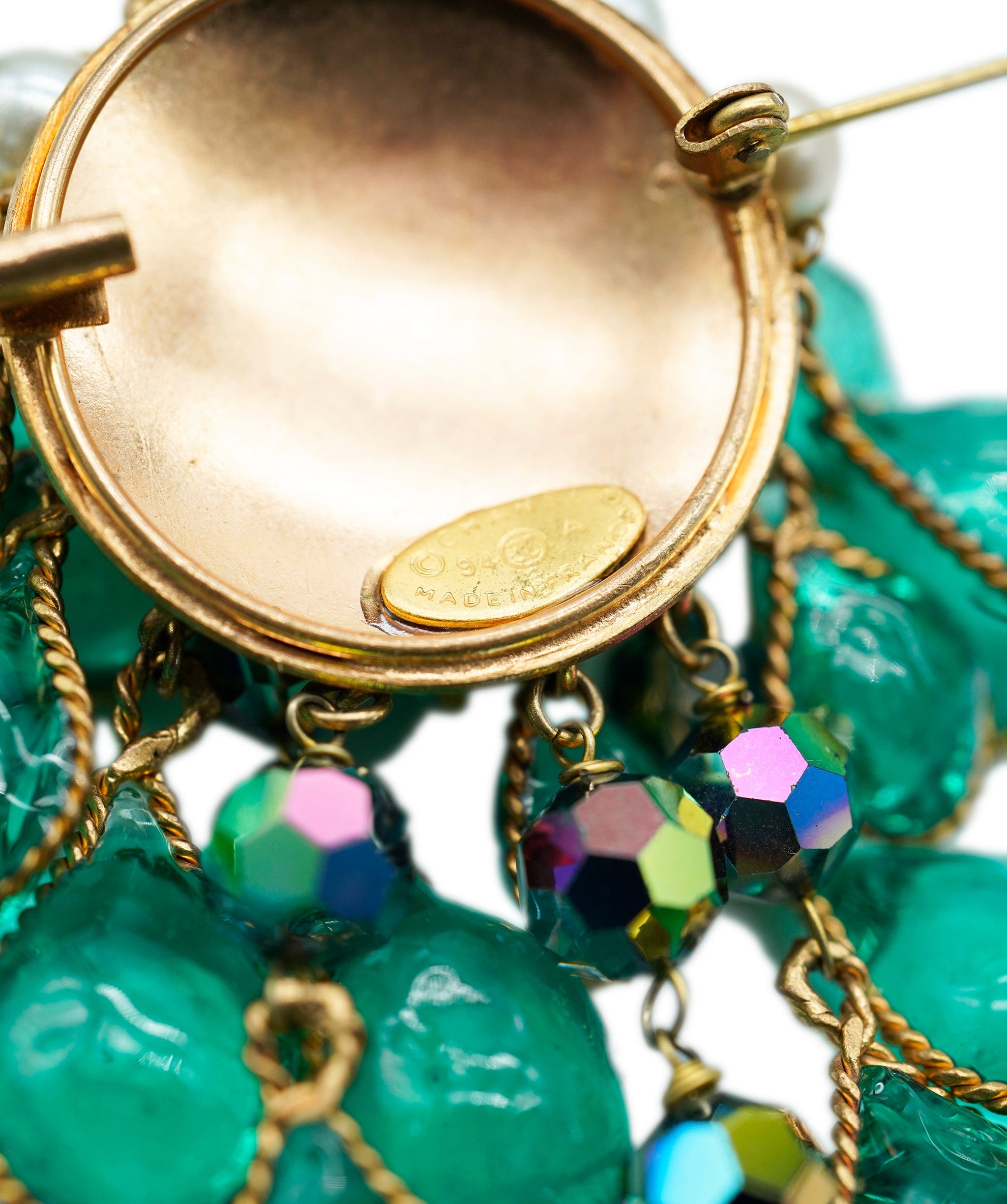 Chanel Green Gripoix ASL4059