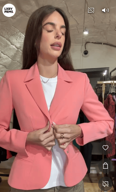 CHANEL Mugler Pink Jacket AGC3420