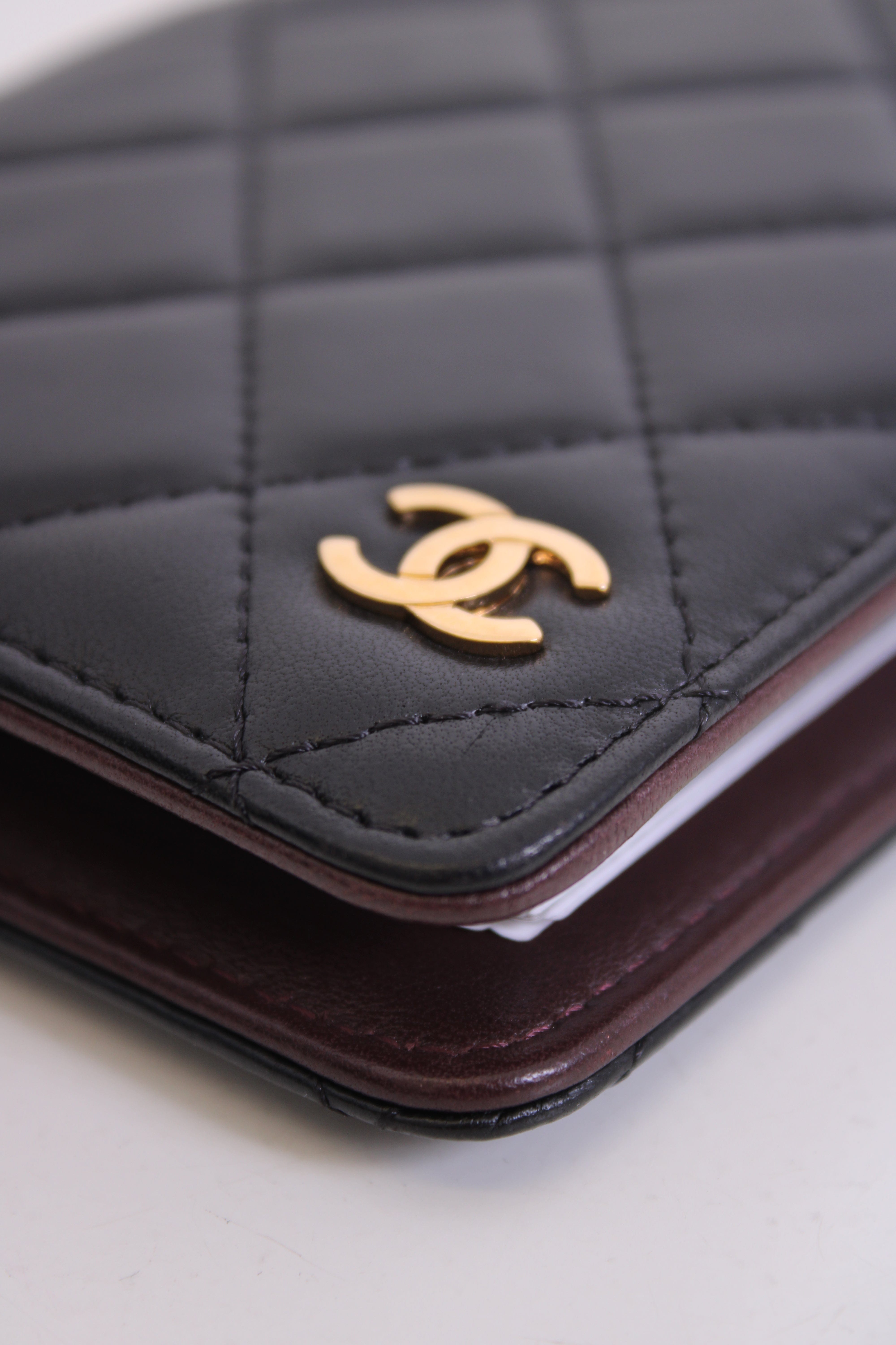 Chanel Chanel Quilted Lambskin Agenda Black
