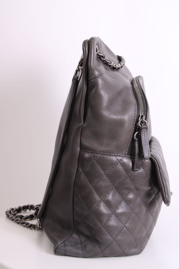 CHANEL CHANEL Backpack Grey