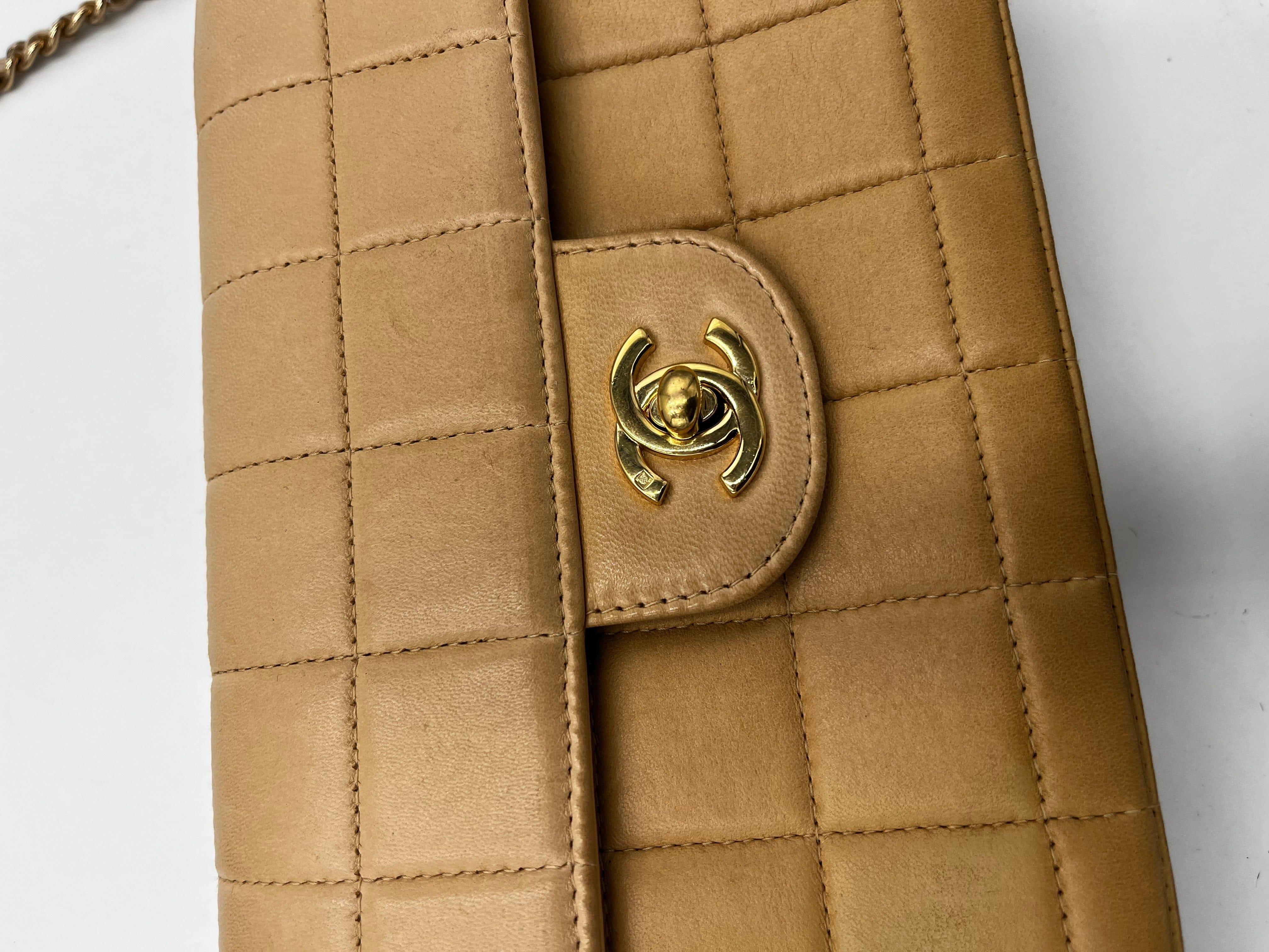 Chanel Chanel Vintage East West Crossbody Flap Bag