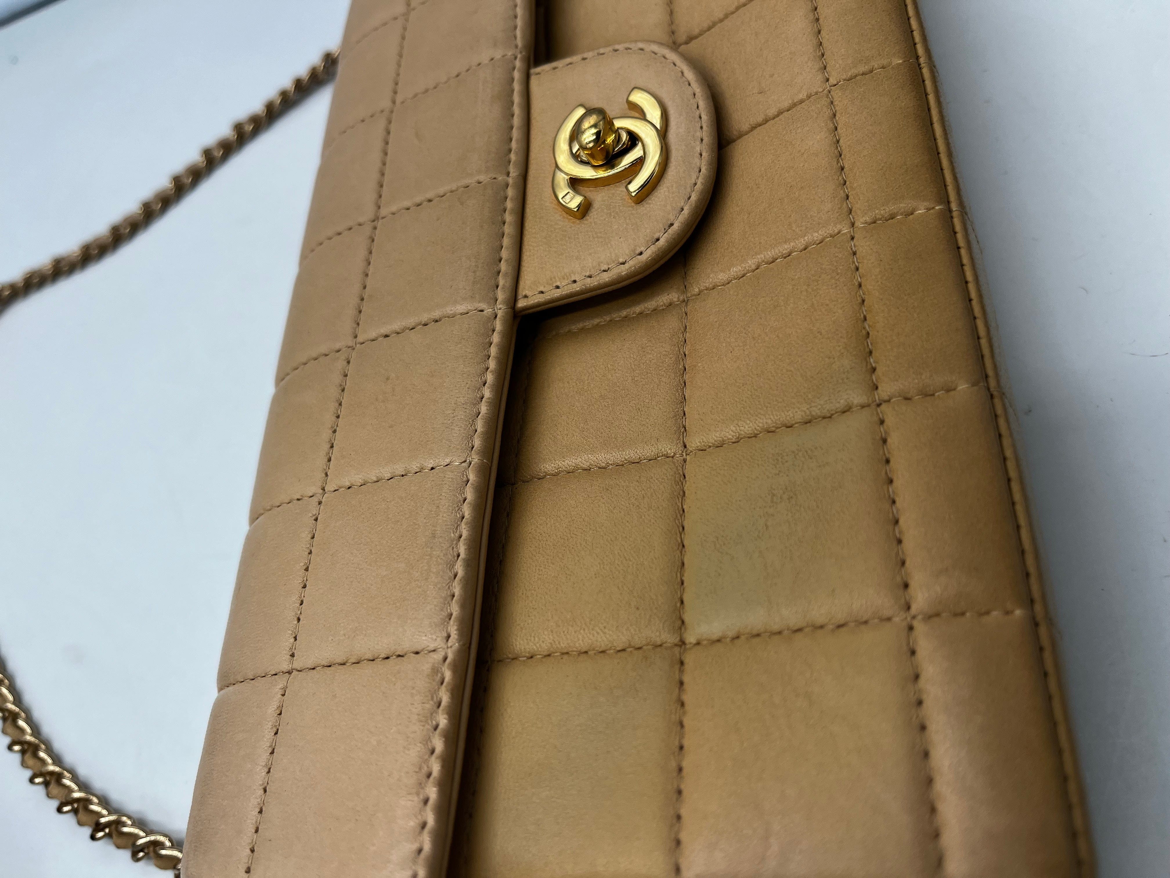 Chanel Chanel Vintage East West Crossbody Flap Bag