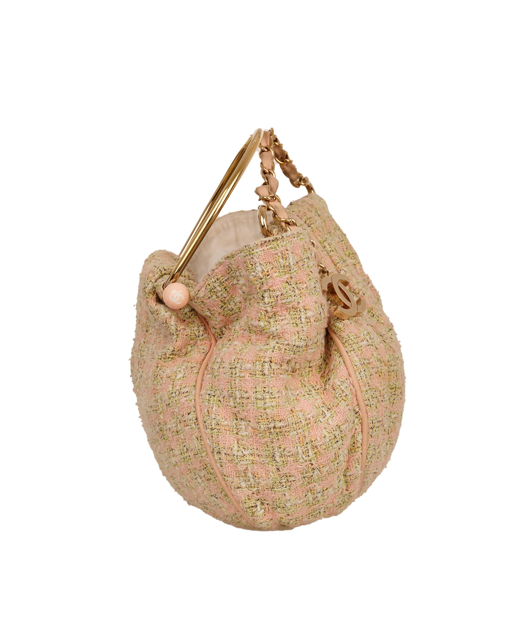 Chanel Chanel Basket tweed beige bag - APC0028