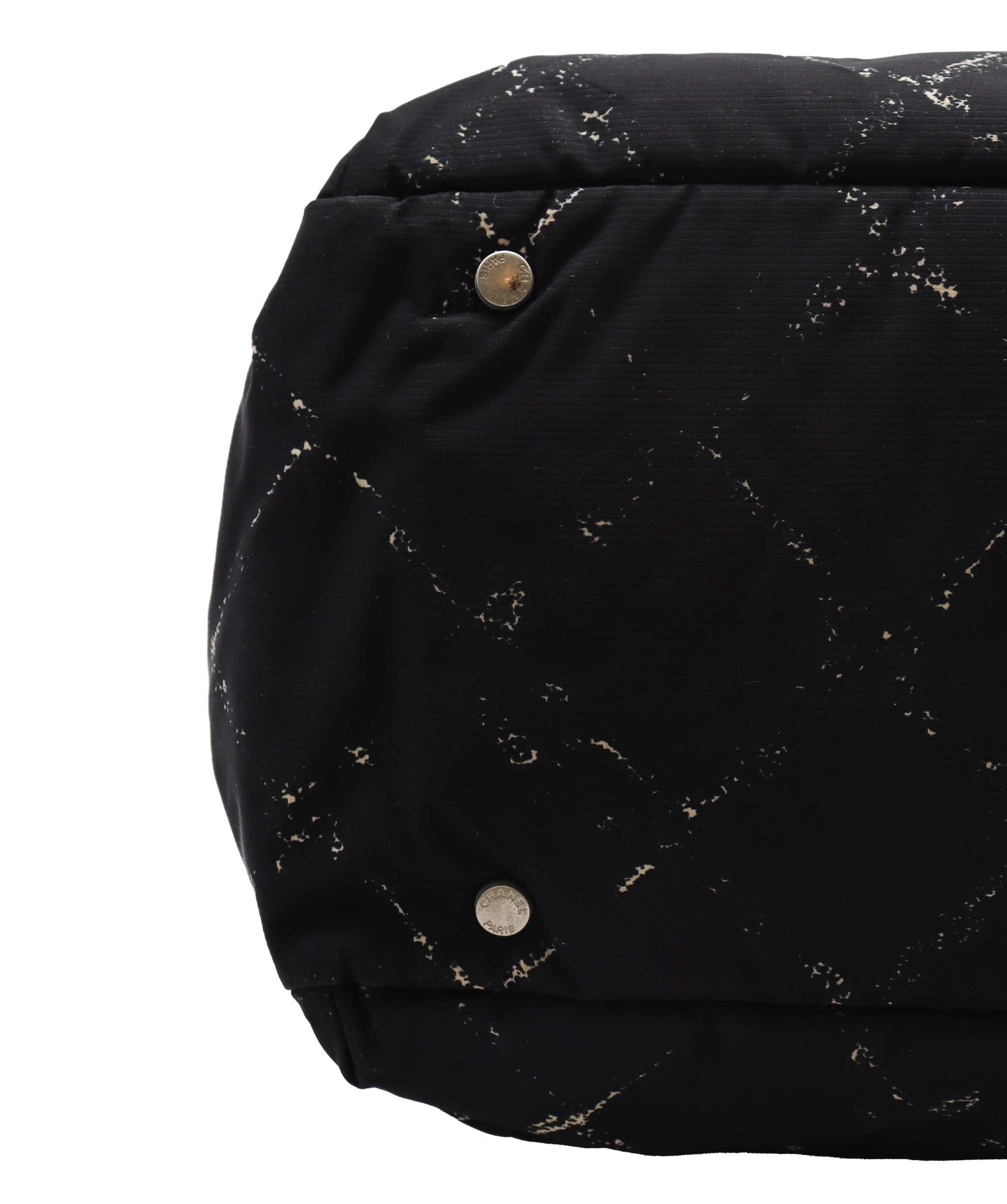 Chanel Chanel Black fabric Travel Tote Bag AGC2038