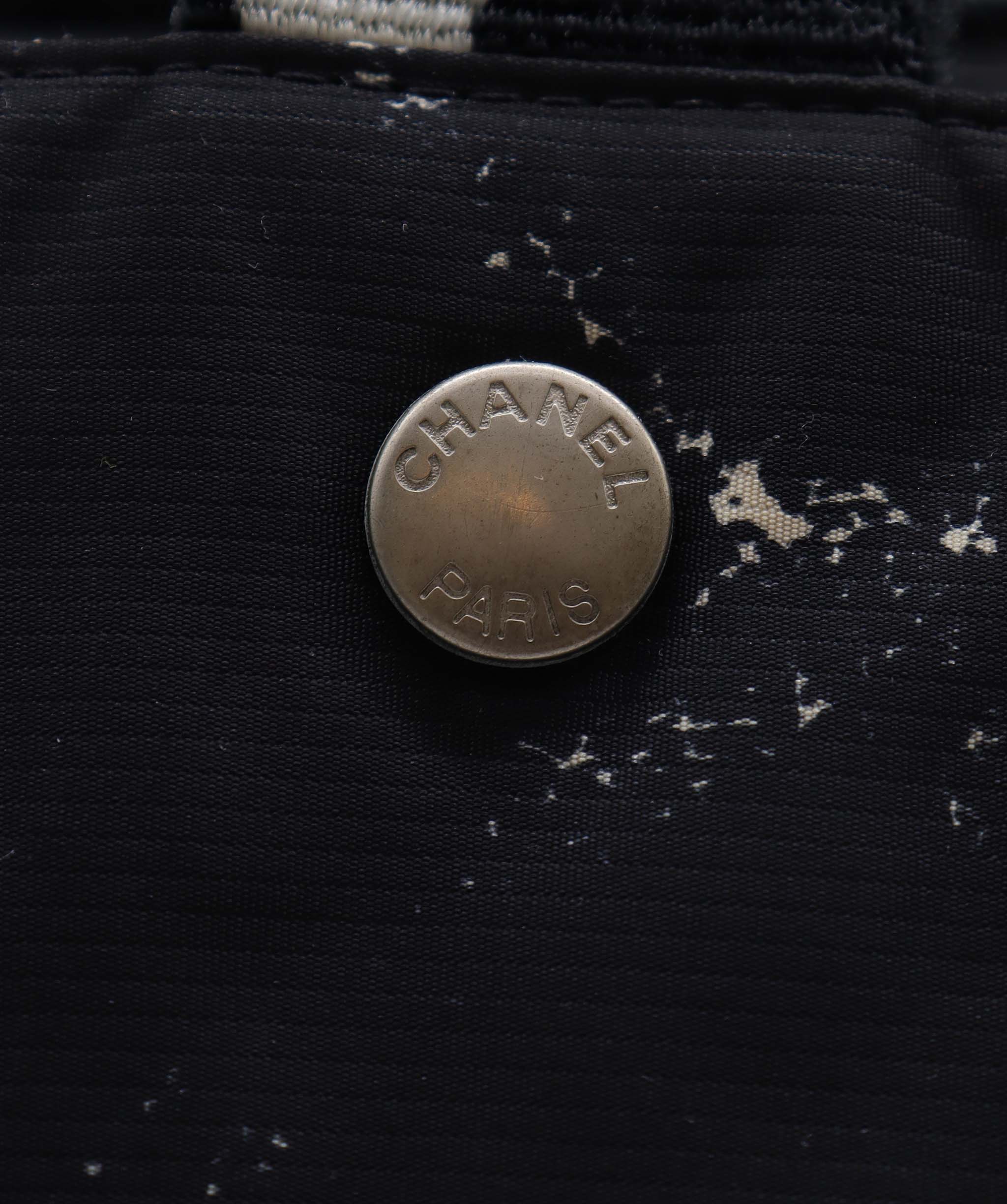 Chanel Chanel Black fabric Travel Tote Bag AGC2038