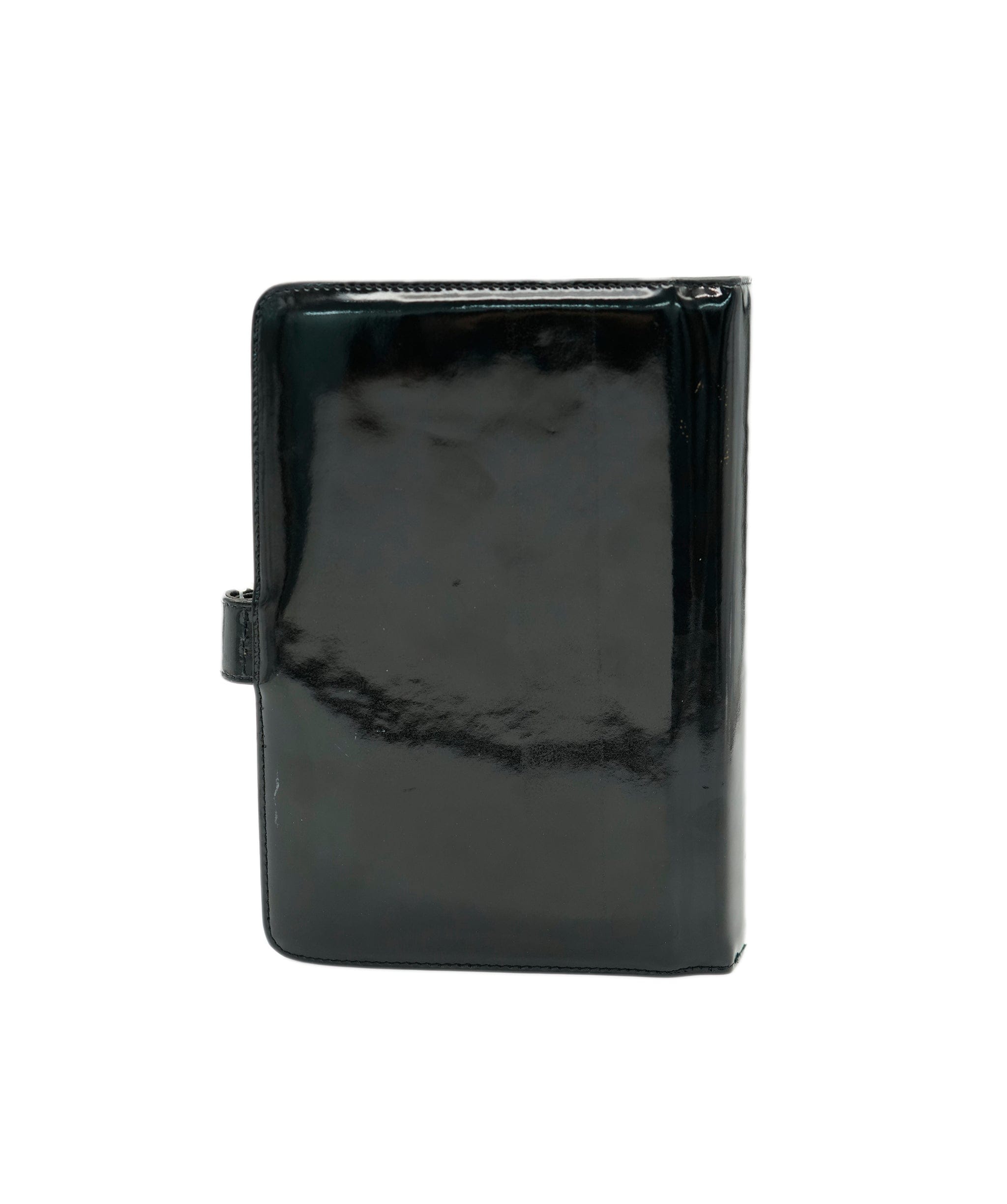 Chanel Chanel Black Patent Leather CC Planner/Agenda Cover DXBV0455