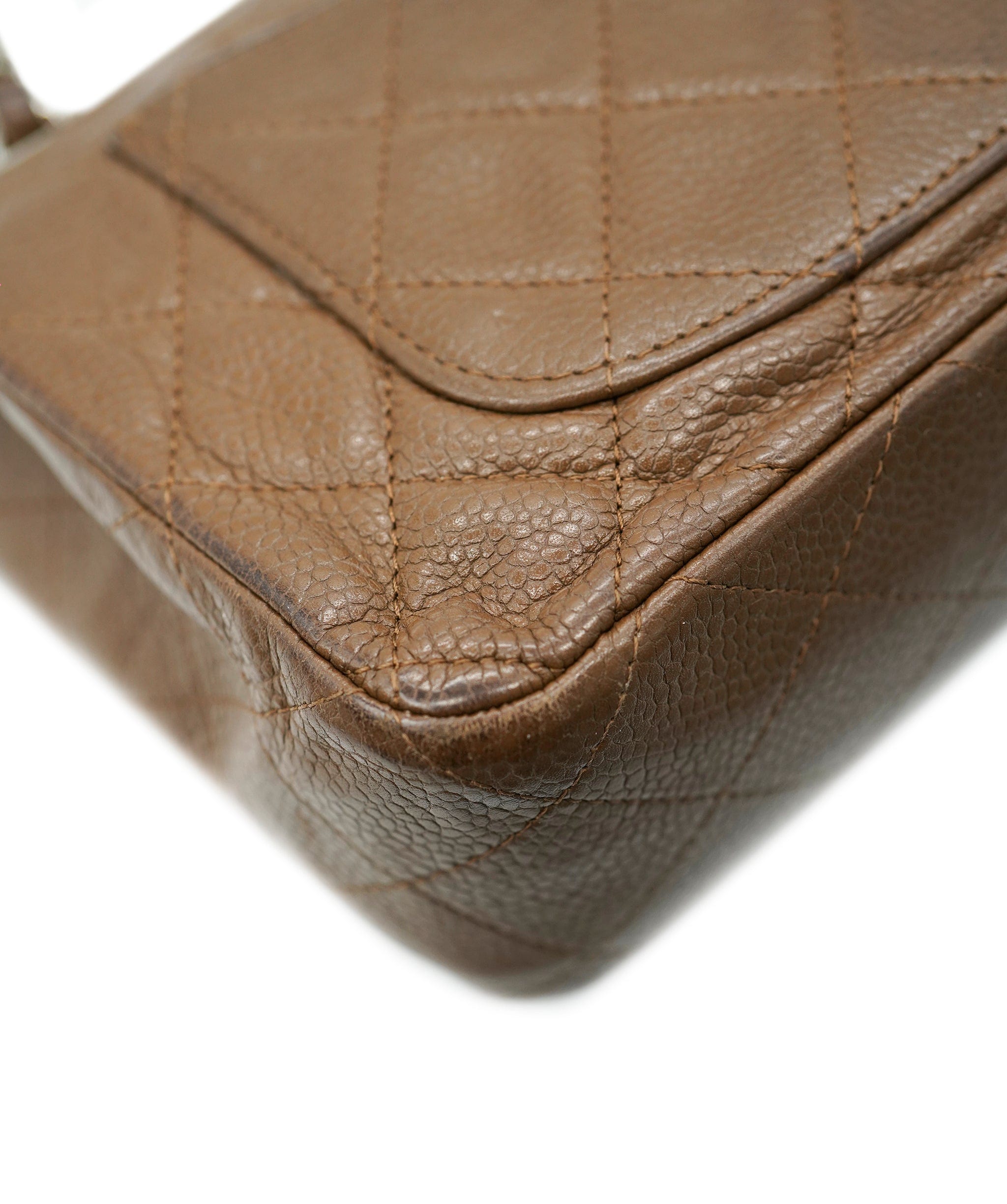 Chanel Chanel Brown Caviar Mini Rectangle Crossbody ALC2244