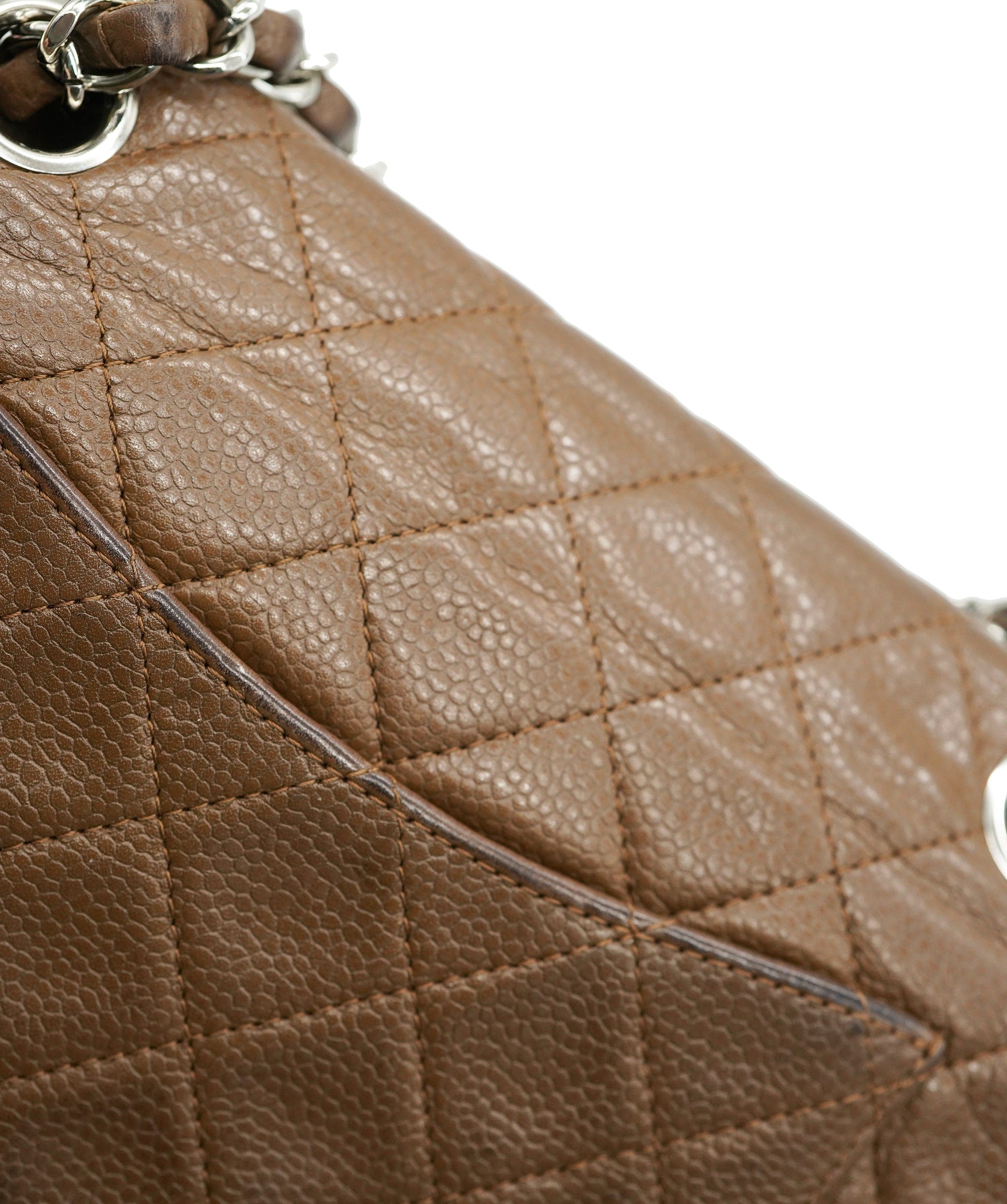 Chanel Chanel Brown Caviar Mini Rectangle Crossbody ALC2244