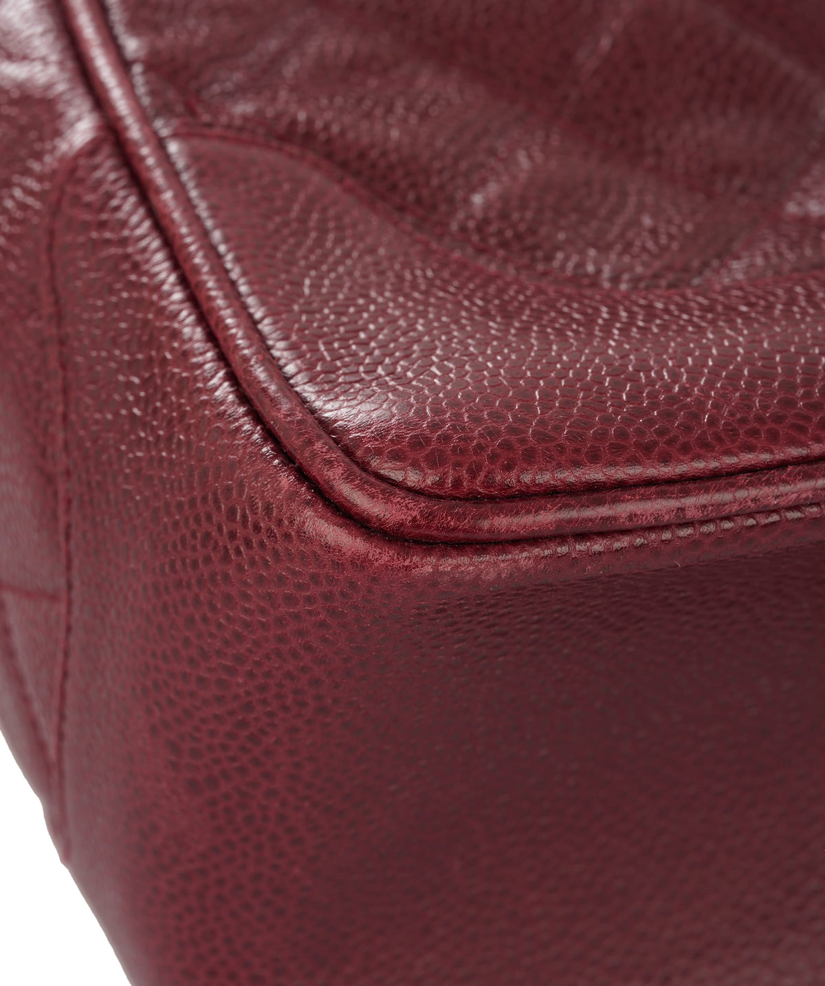 Chanel Chanel Burgundy Leather Vanity Case ALC4360