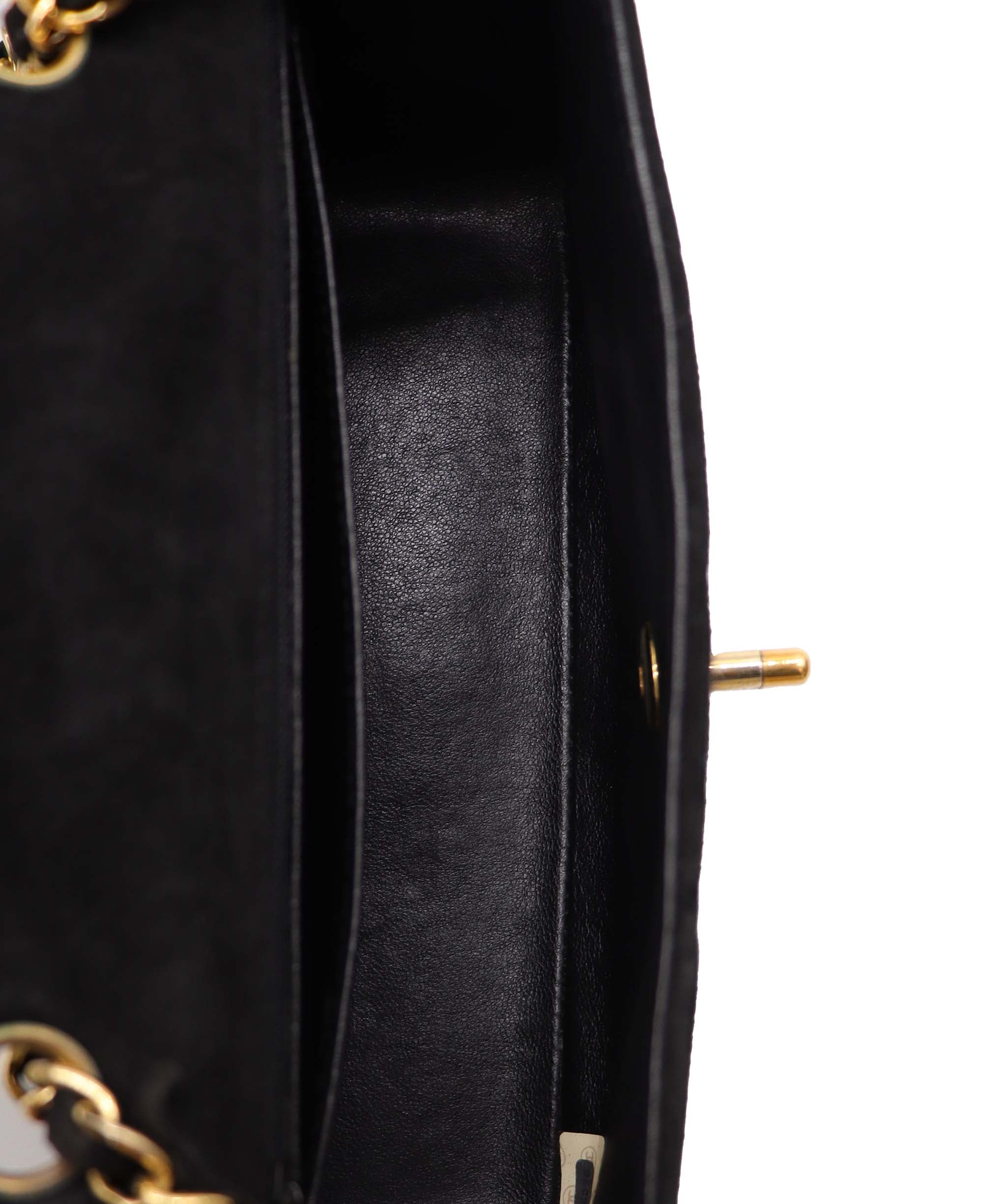 Chanel Chanel CC Turnlock Sude Chain Bag Black DXBS4269