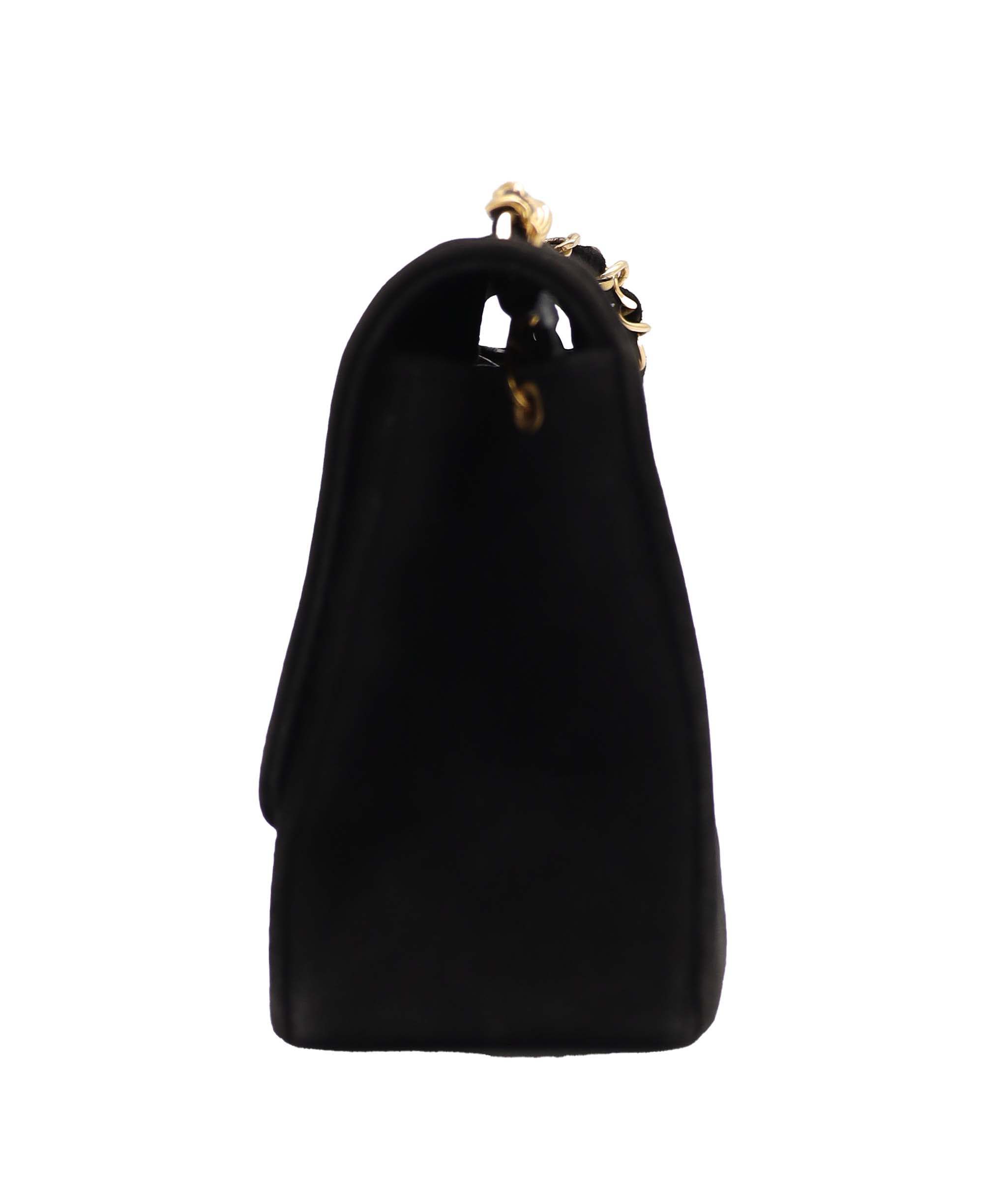 Chanel Chanel CC Turnlock Sude Chain Bag Black DXBS4269