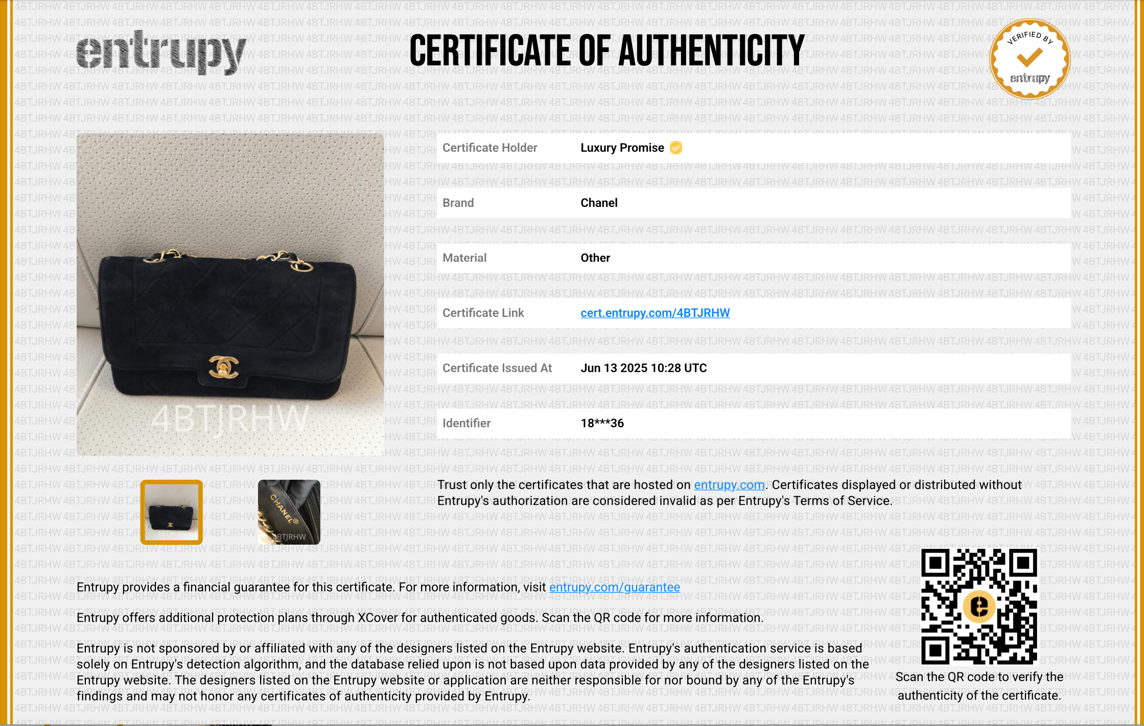 Chanel Chanel CC Turnlock Sude Chain Bag Black DXBS4269