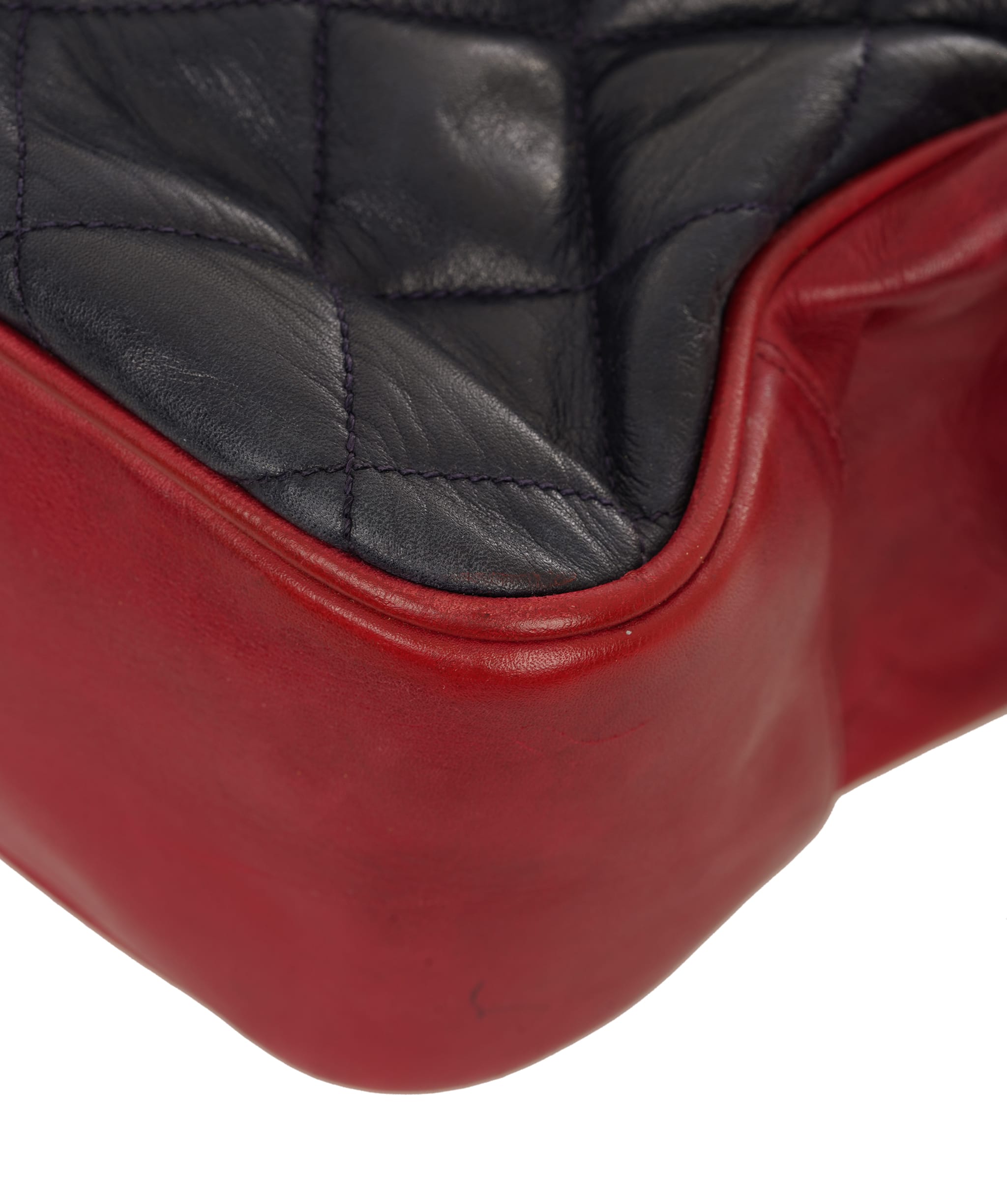 Chanel Chanel Chanel Bicolor Shoulder Bag Red/Navy - NAVY ALC4161
