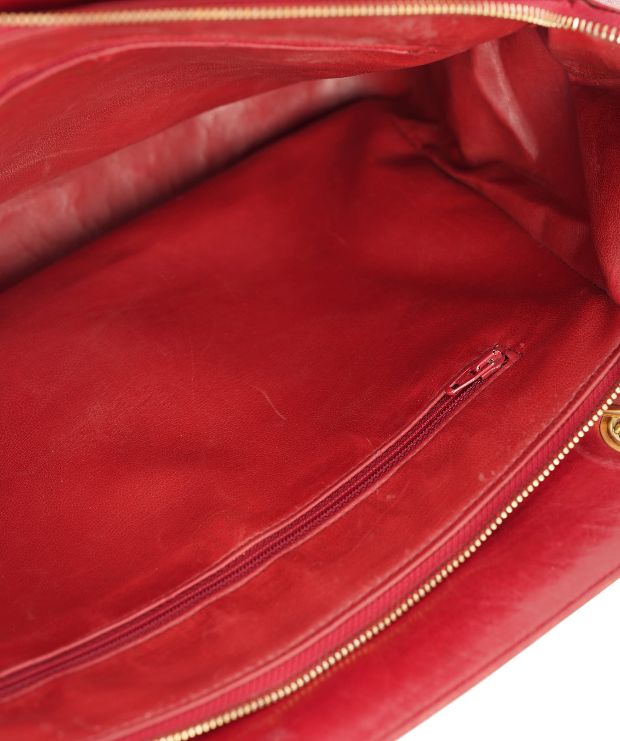 Chanel Chanel Chanel Bicolor Shoulder Bag Red/Navy - NAVY ALC4161