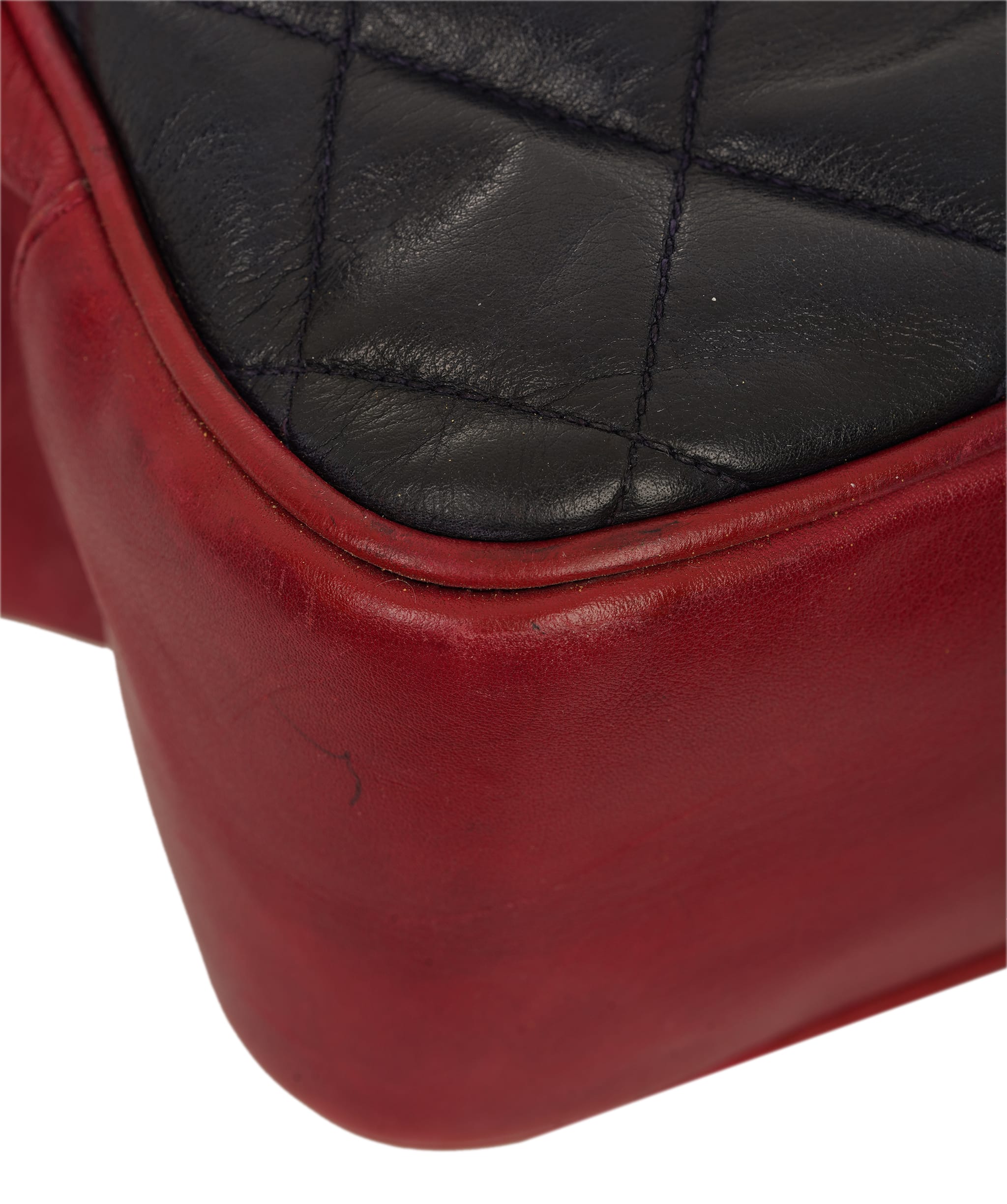 Chanel Chanel Chanel Bicolor Shoulder Bag Red/Navy - NAVY ALC4161
