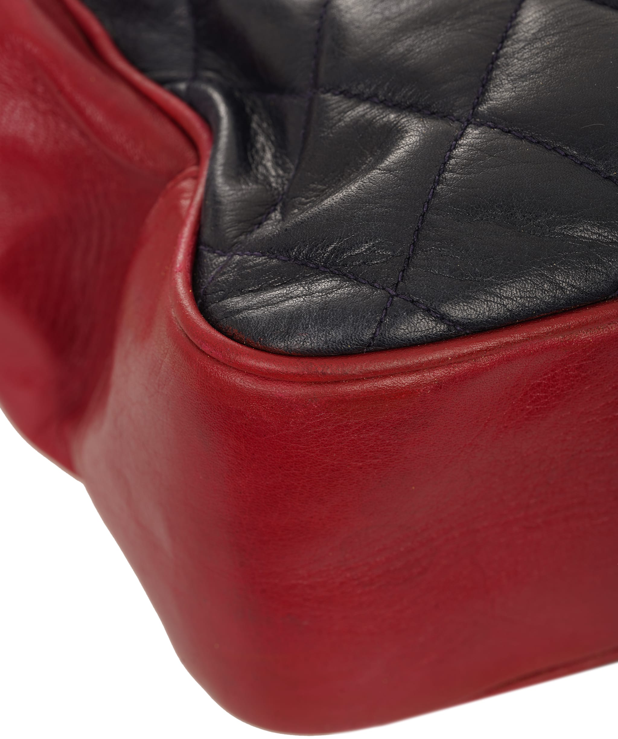 Chanel Chanel Chanel Bicolor Shoulder Bag Red/Navy - NAVY ALC4161