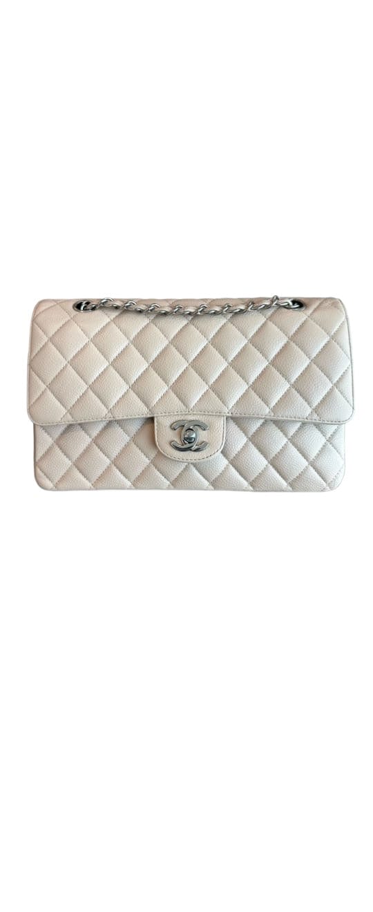 Chanel Chanel Classic Flap Medium Beige Caviar GHW #12 SYCM111