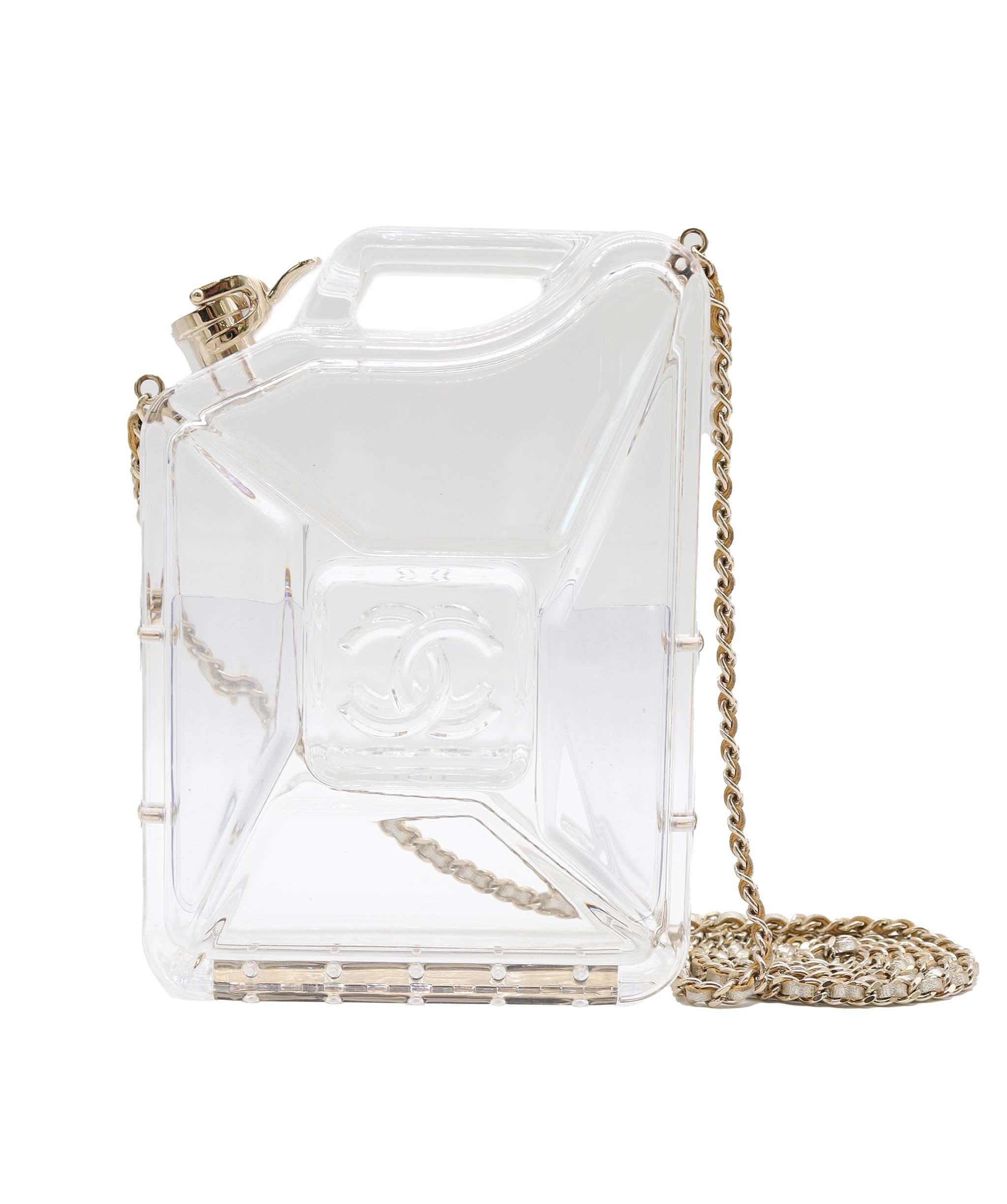 Chanel Chanel Clear Plexiglass Dubai By Night Gas Can Evening Bag DXBS4008