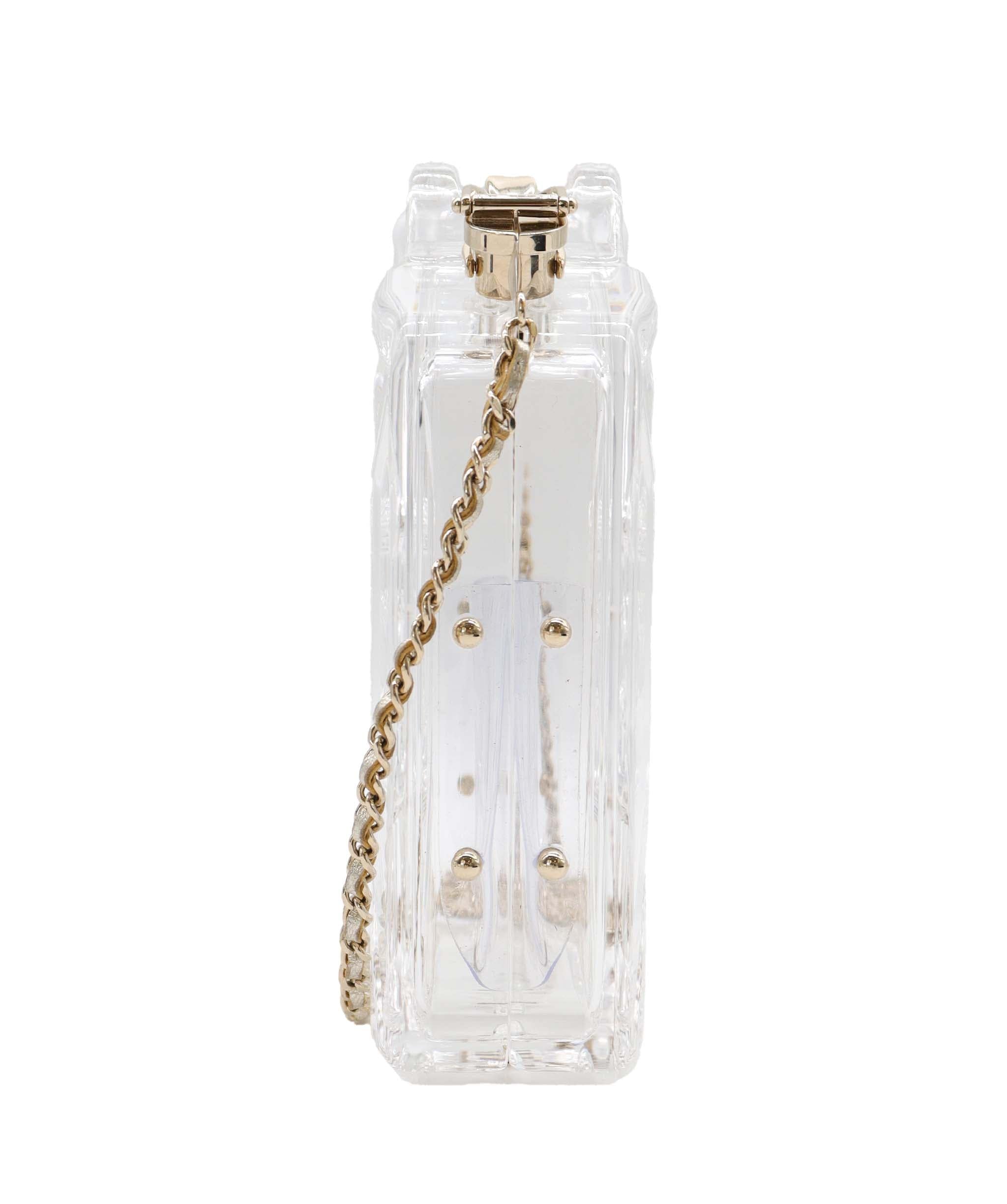 Chanel Chanel Clear Plexiglass Dubai By Night Gas Can Evening Bag DXBS4008