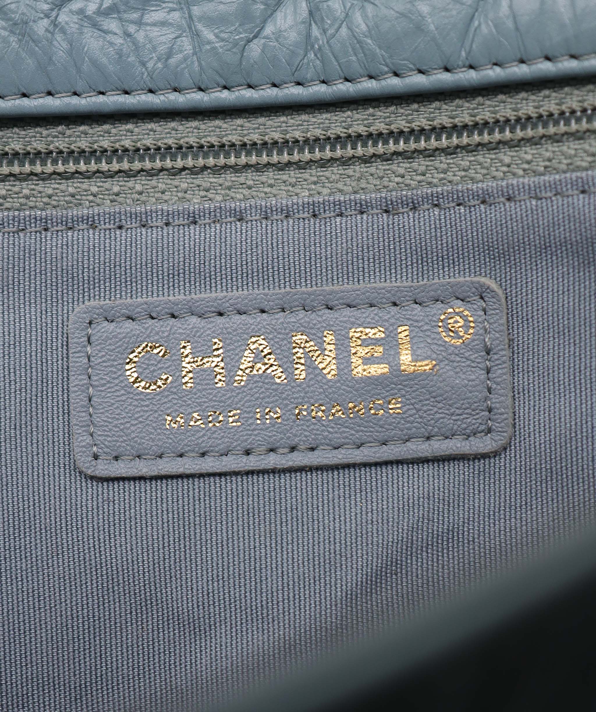 Chanel Chanel Coco Pleats Blue Clutch Greek Collection DXBS3354