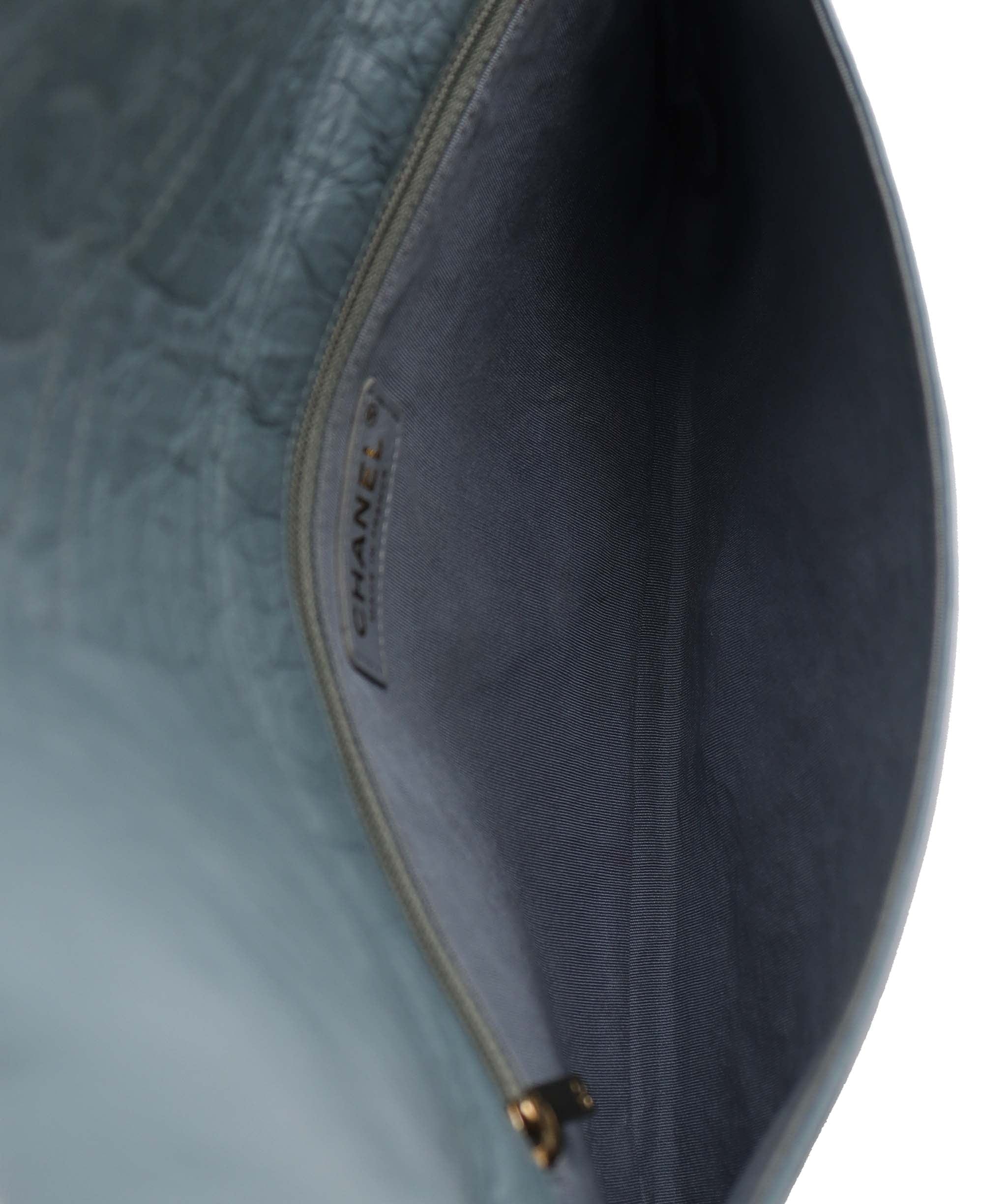 Chanel Chanel Coco Pleats Blue Clutch Greek Collection DXBS3354