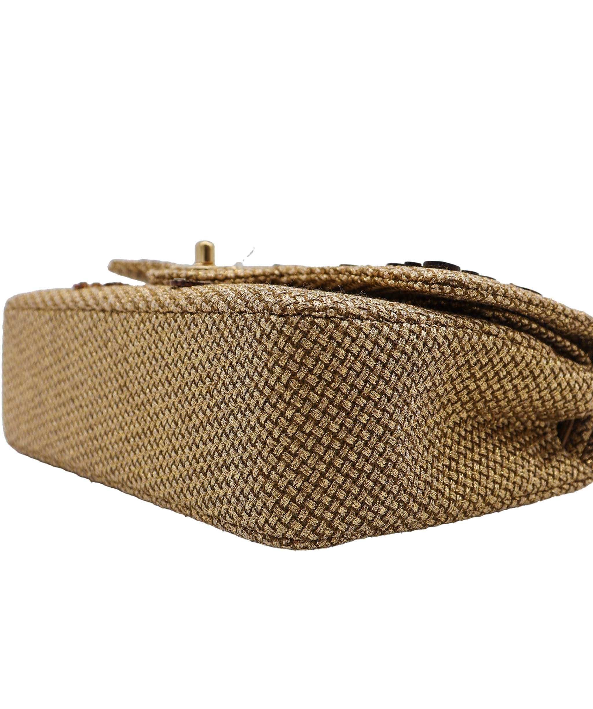 Chanel Chanel Cross Body Bag WB5999 Gold DXBS2666