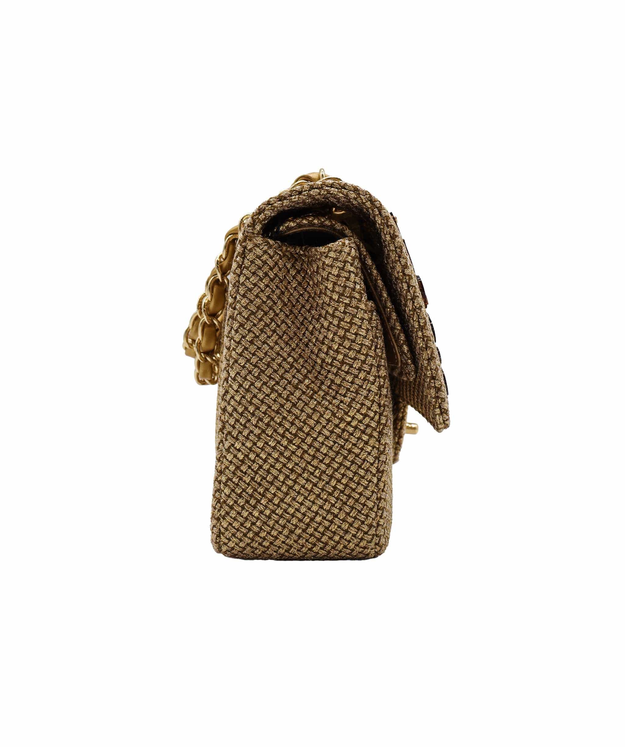 Chanel Chanel Cross Body Bag WB5999 Gold DXBS2666