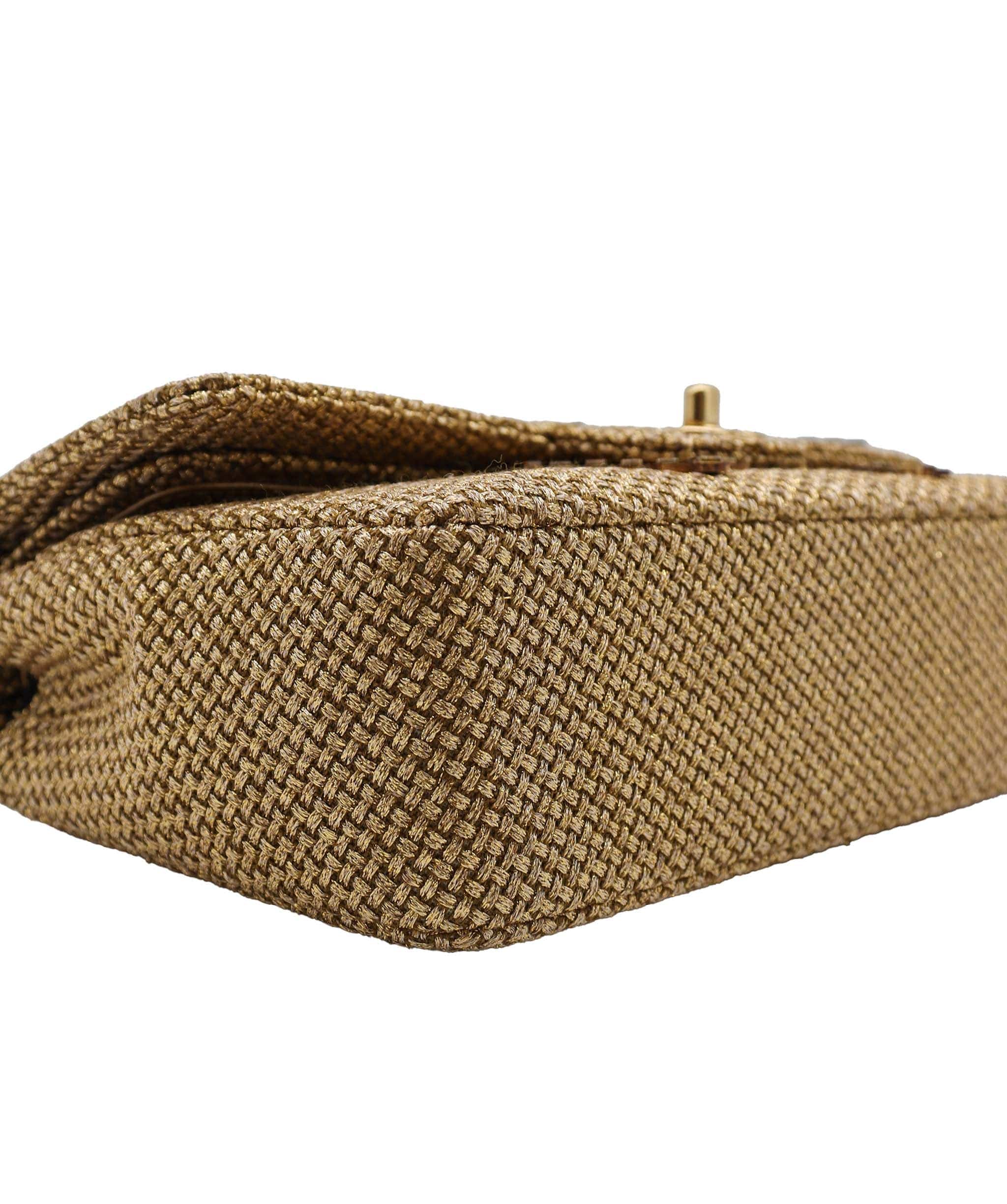 Chanel Chanel Cross Body Bag WB5999 Gold DXBS2666