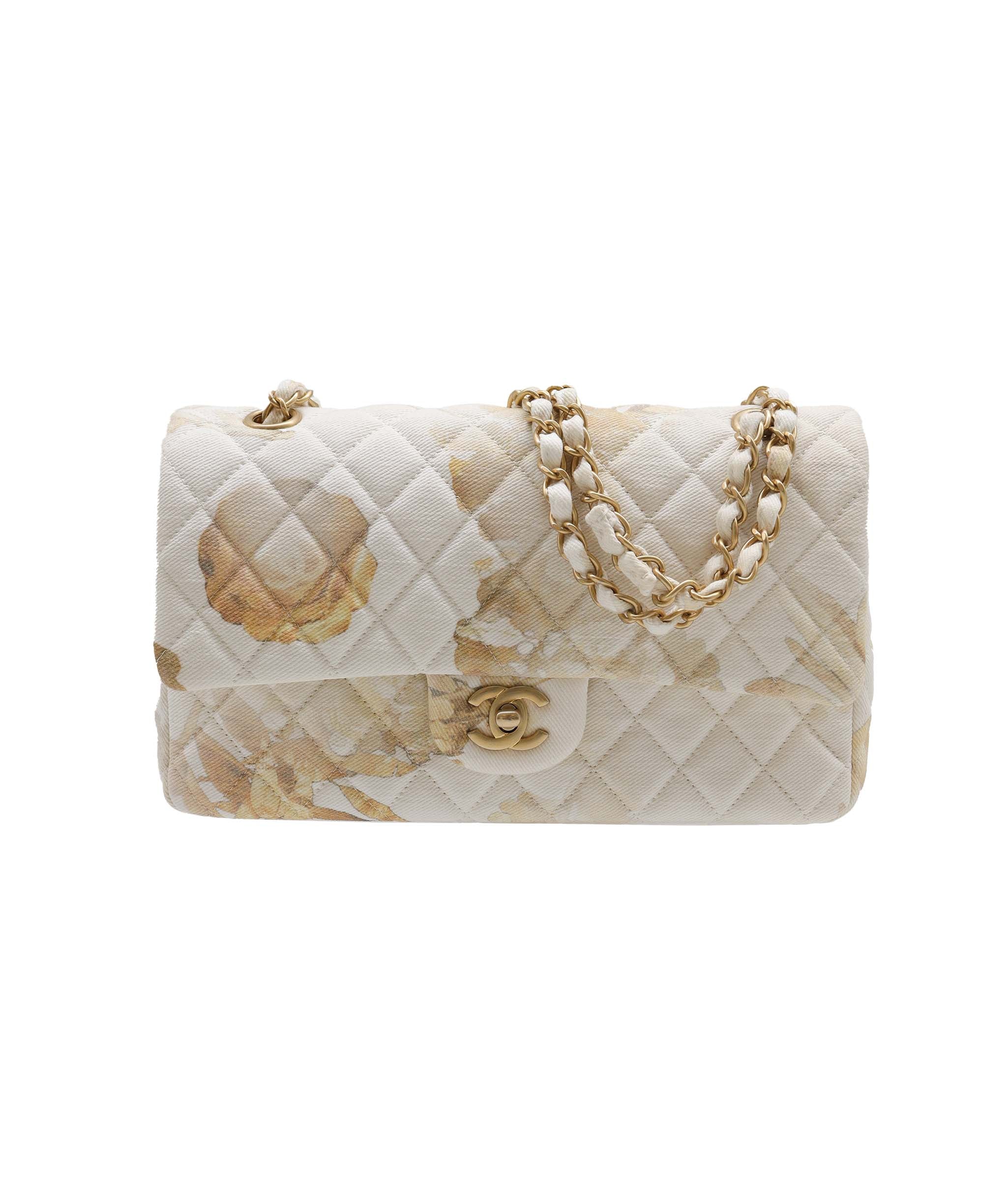 Chanel Chanel Denim Canvas Flower Classic Flap - DXBS2774