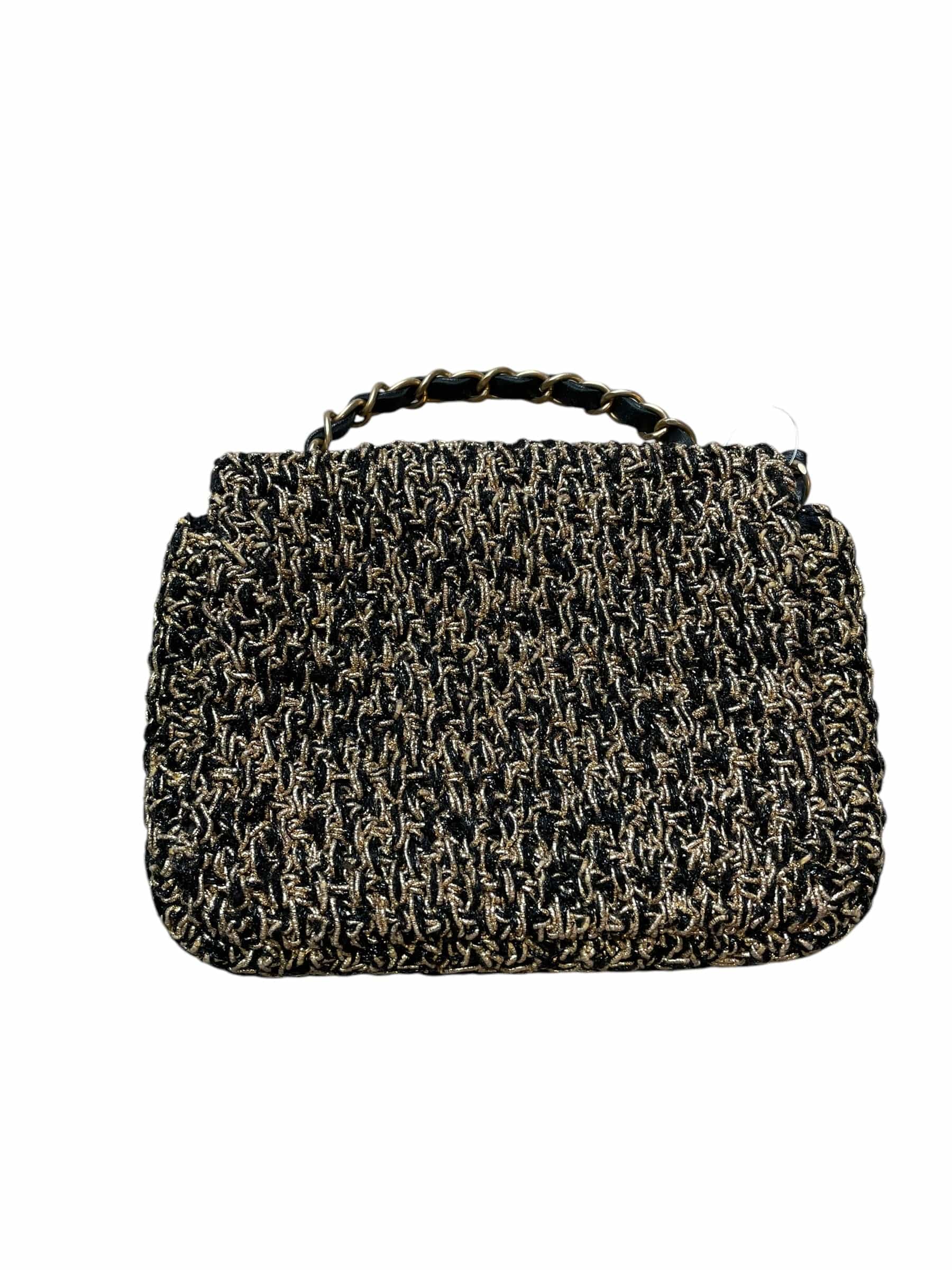 Chanel Chanel gold tweed mini flap, GHW DXBK0373