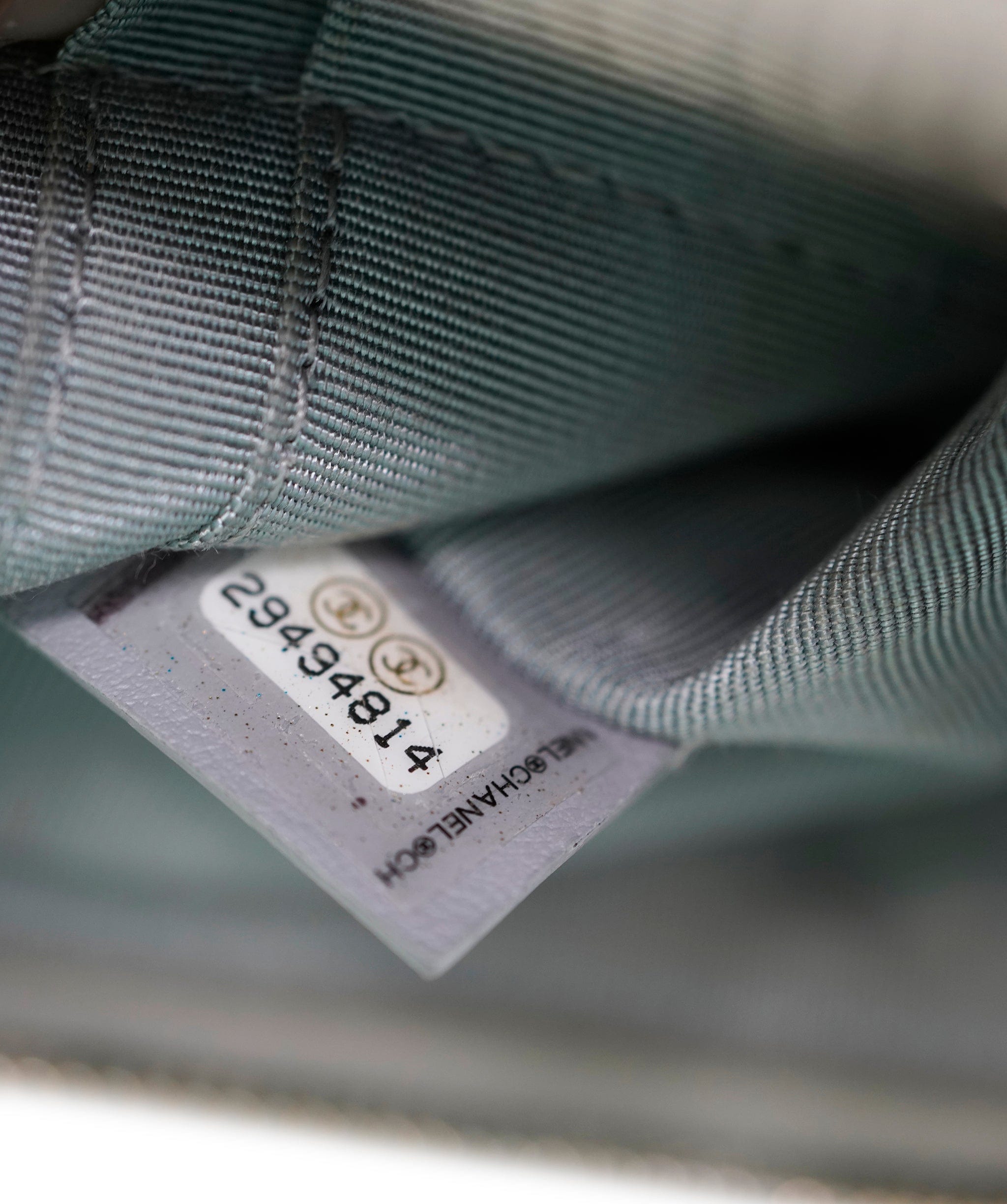 Chanel Chanel Grey S19 Lambskin Wallet With Box ALC2622