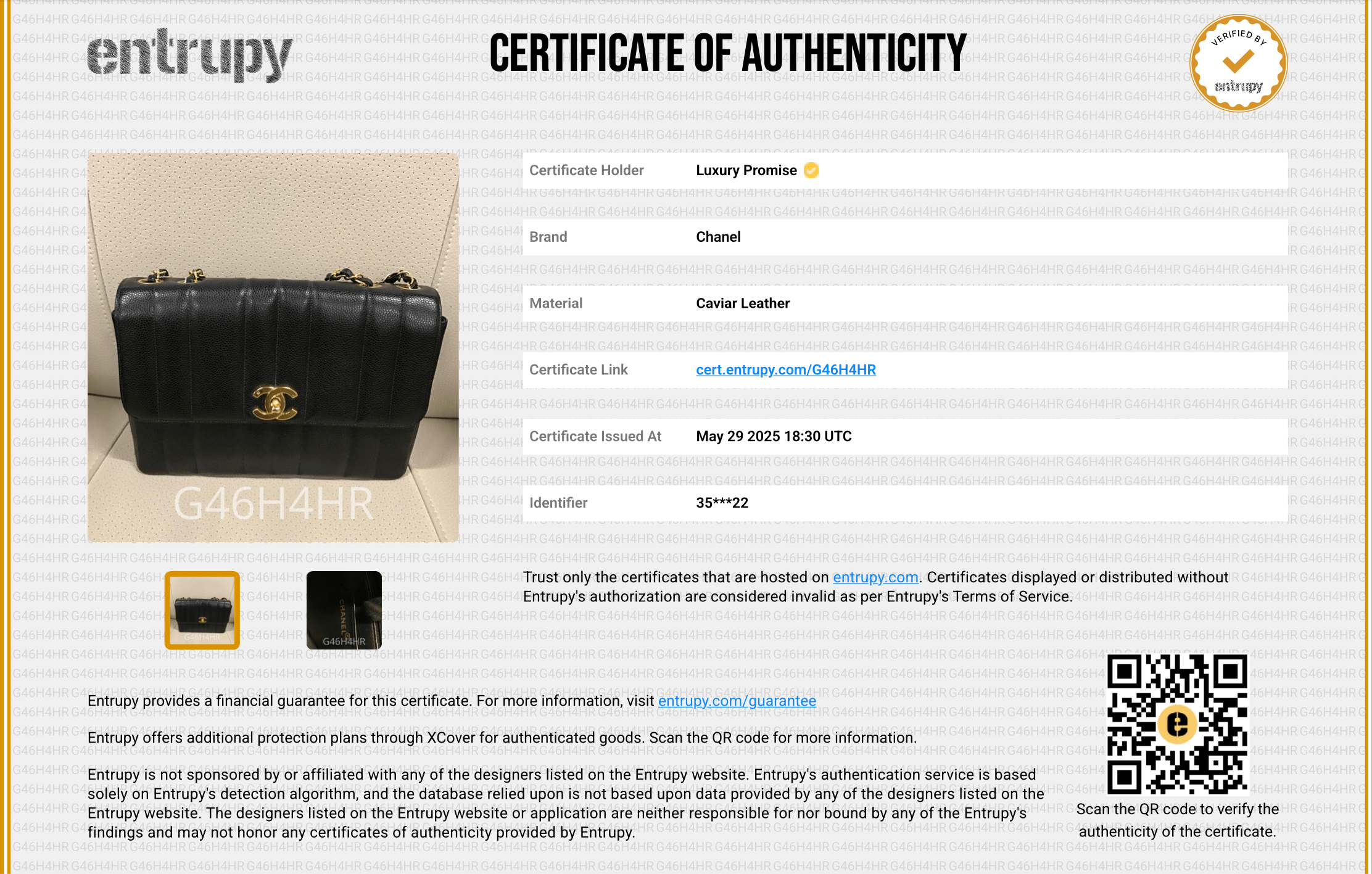 Chanel Chanel Mademoiselle Classic Single Flap Black Caviar GHW - DXBS1461