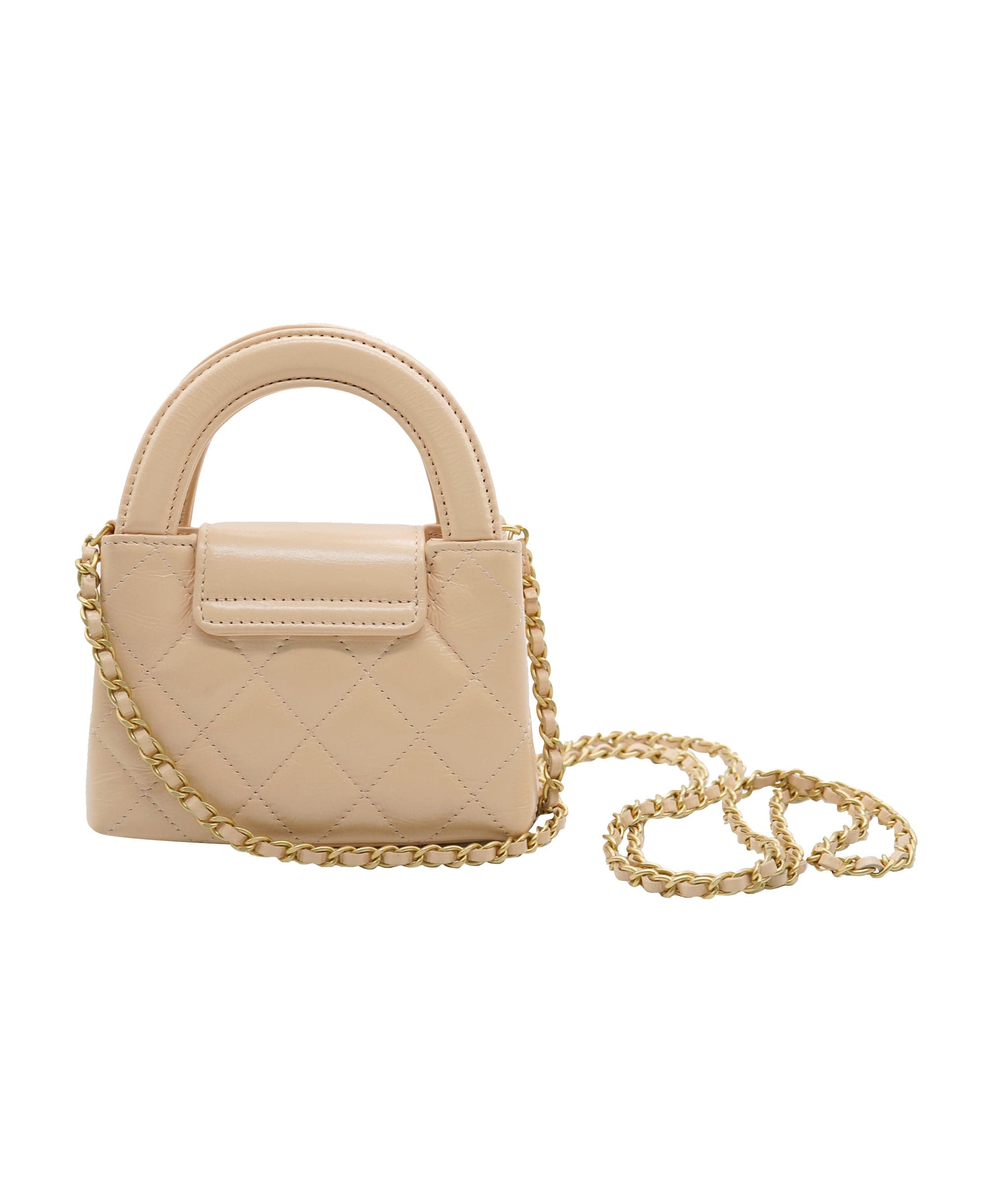 Chanel Chanel Micro Beige Kelly With GHW ALC2962
