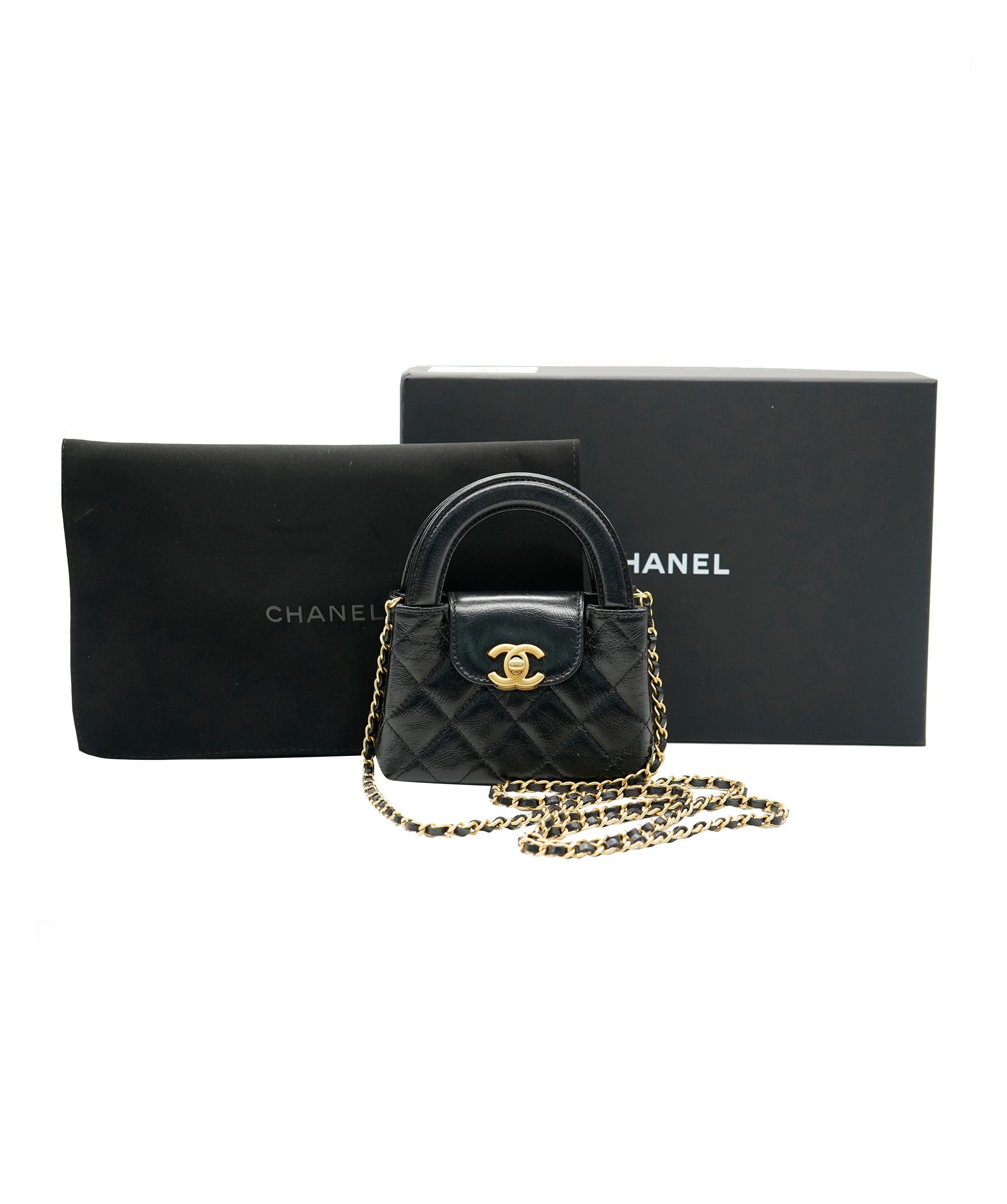 Chanel Chanel Micro Black Kelly With GHW ALC2961