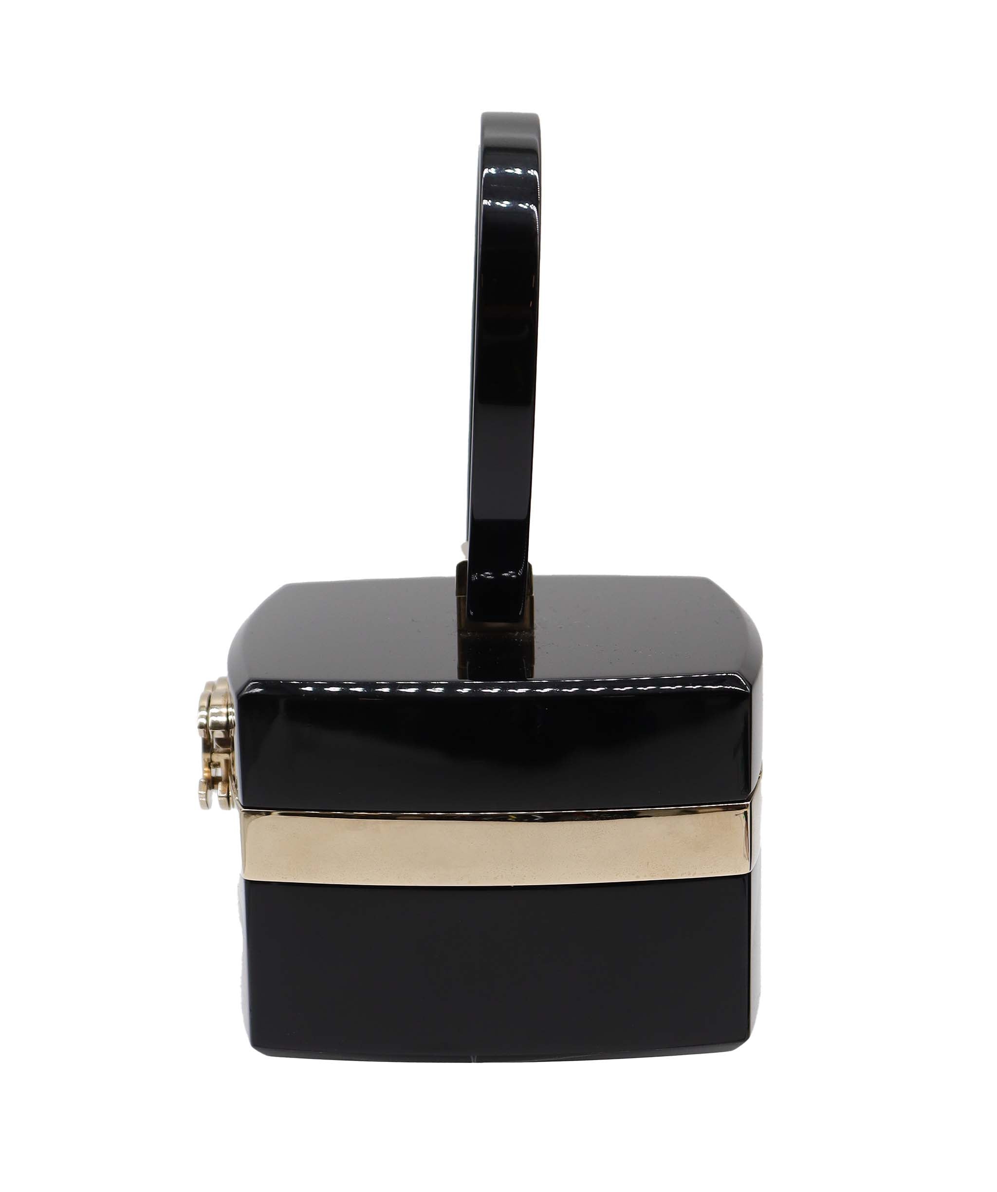 Chanel Chanel Minaudiere Vani Black Lucite Gold E2301038 ASC5915