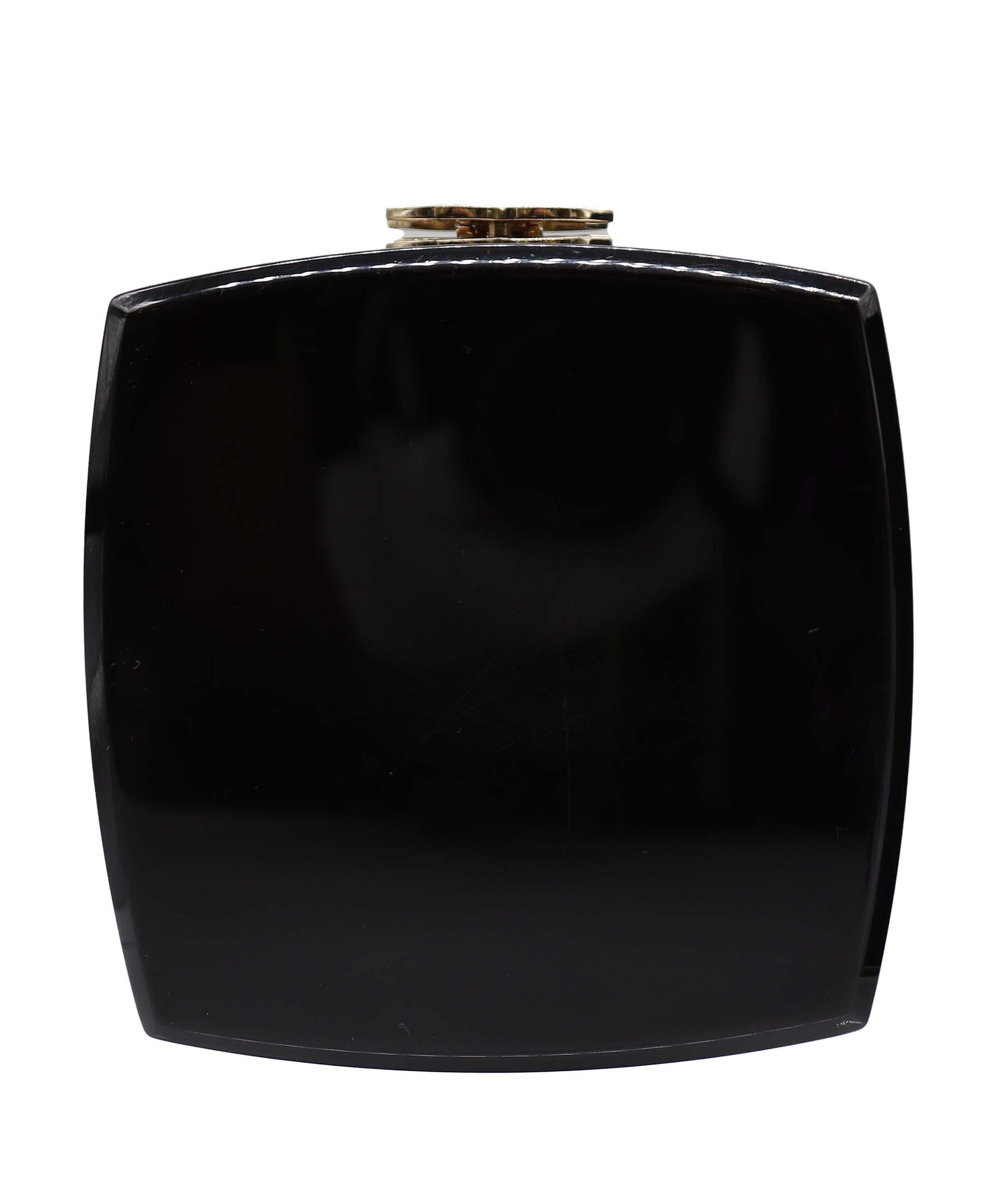 Chanel Chanel Minaudiere Vani Black Lucite Gold E2301038 ASC5915