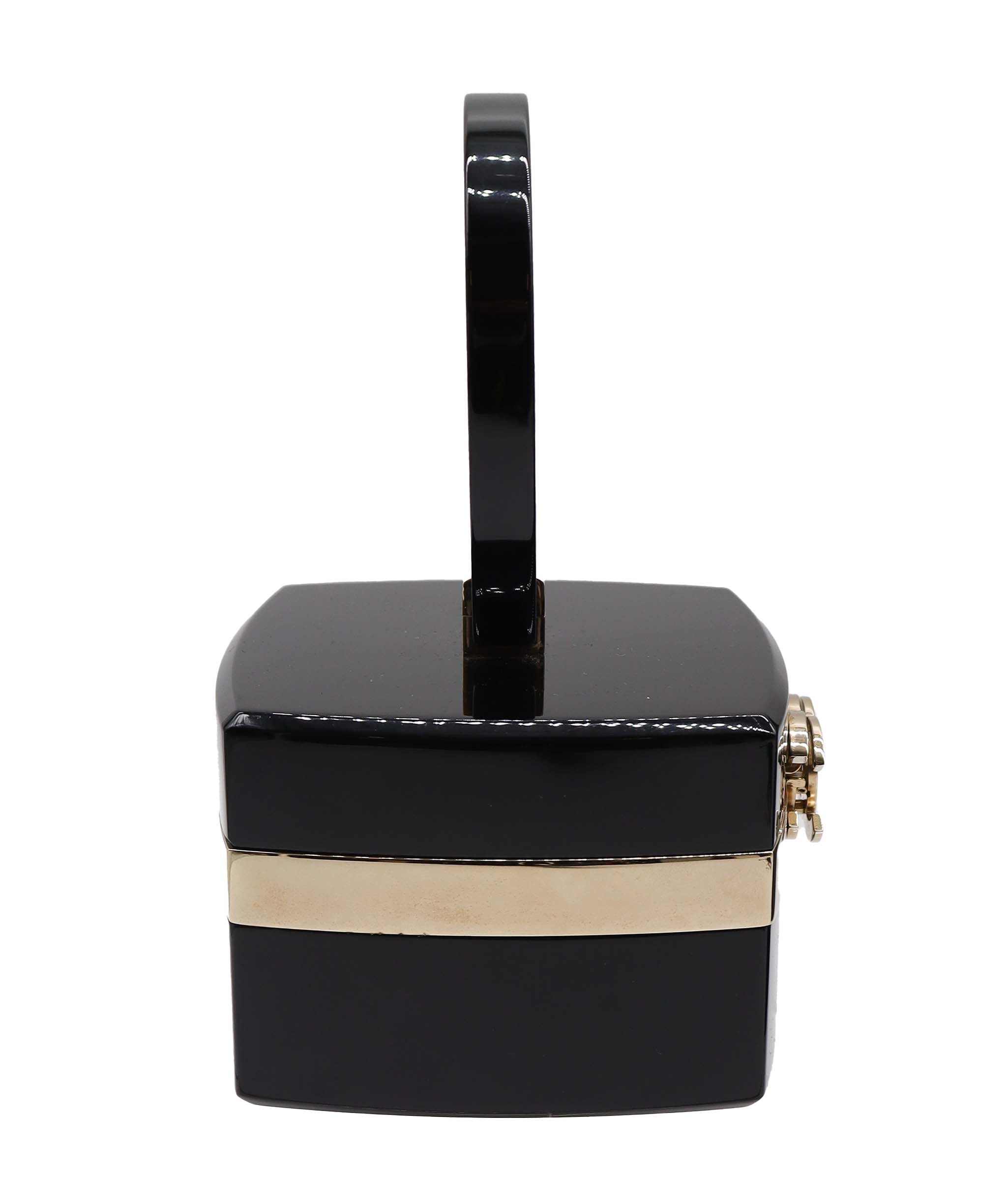 Chanel Chanel Minaudiere Vani Black Lucite Gold E2301038 ASC5915