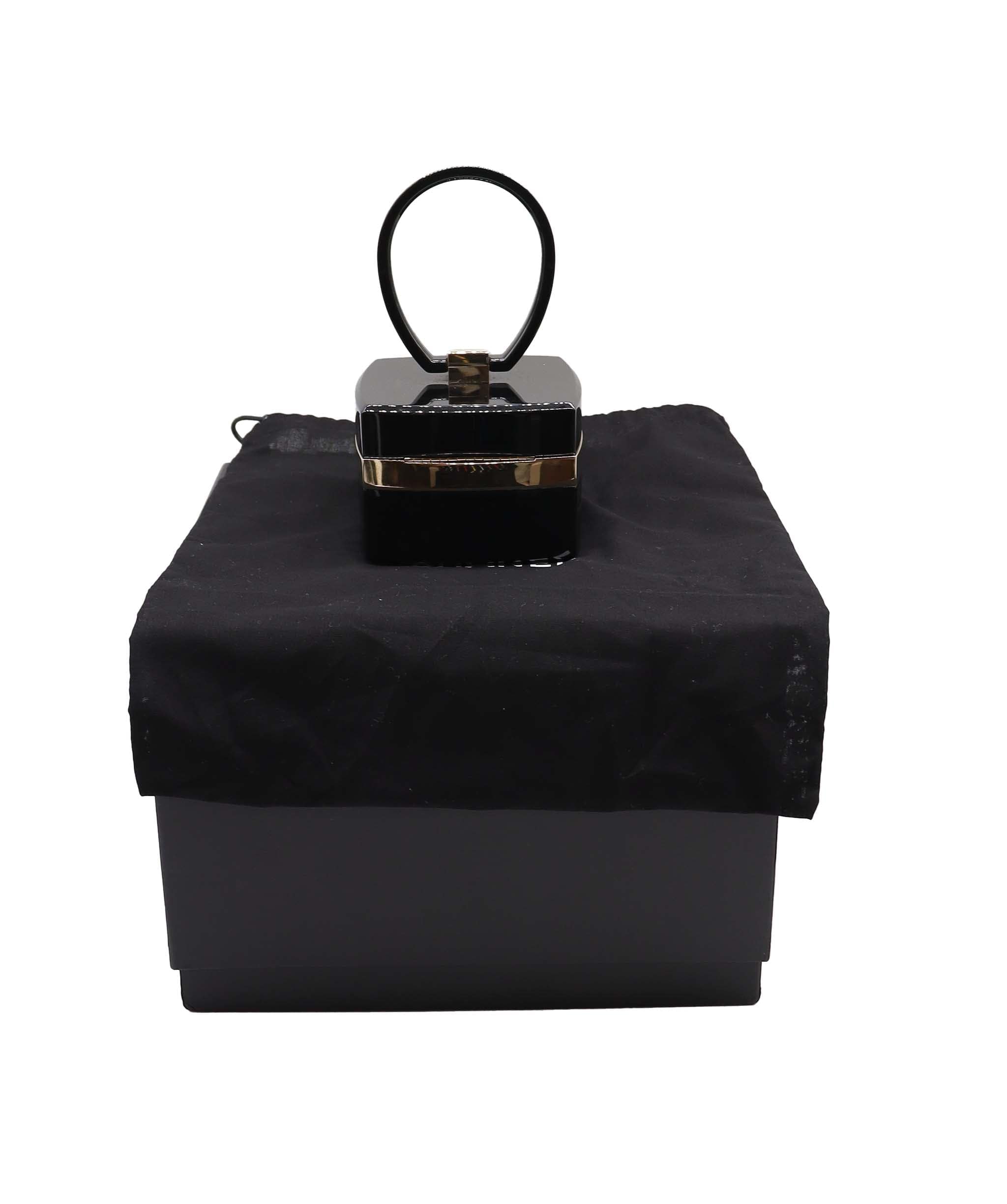 Chanel Chanel Minaudiere Vani Black Lucite Gold E2301038 ASC5915