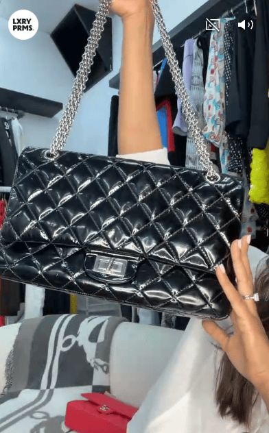 Chanel Chanel Patent Re Issue Jumbo with Silver Hardware DBXL0158