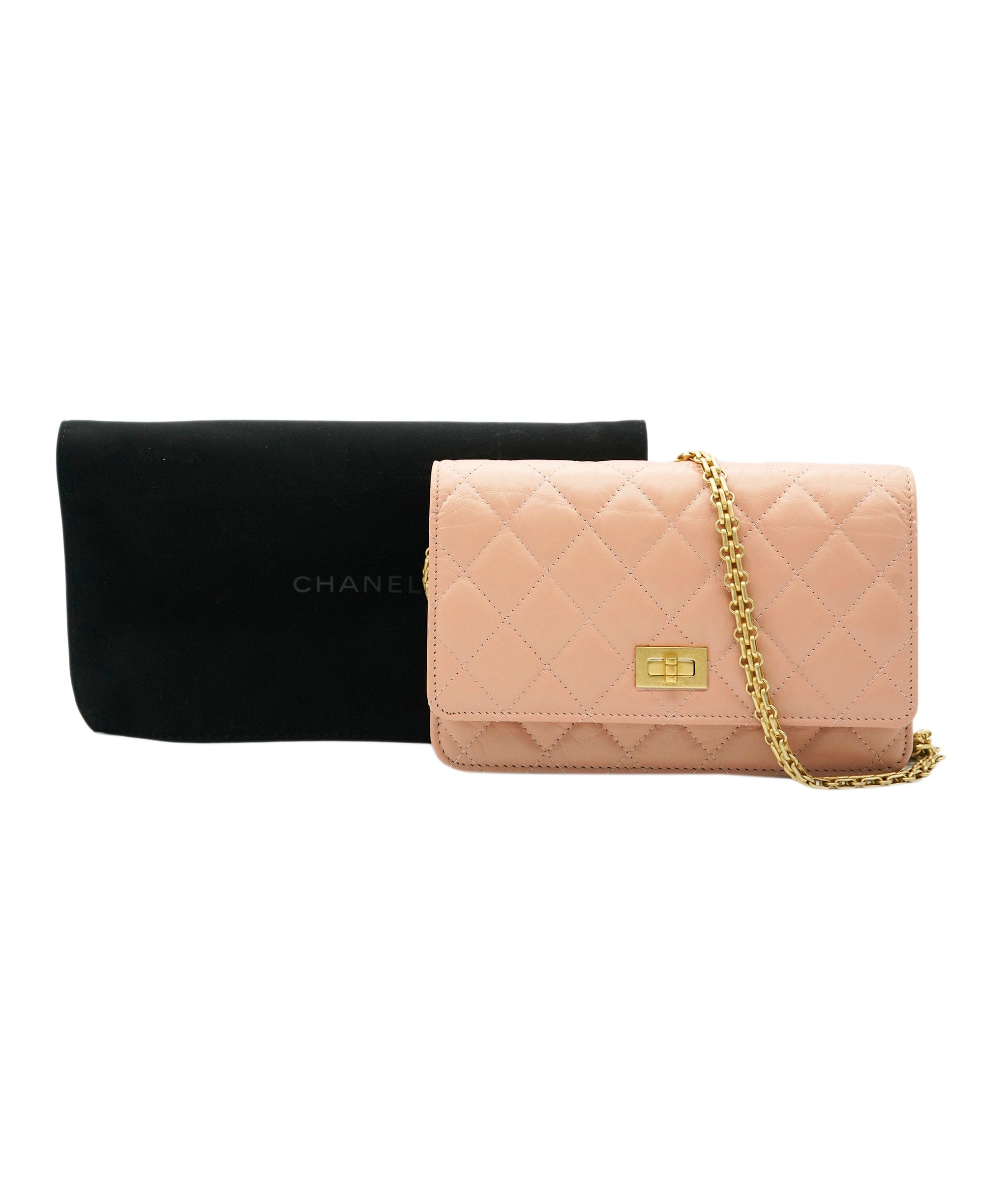 Chanel Chanel Pink Re-issue Wallet on Chain BNIB ALC2215