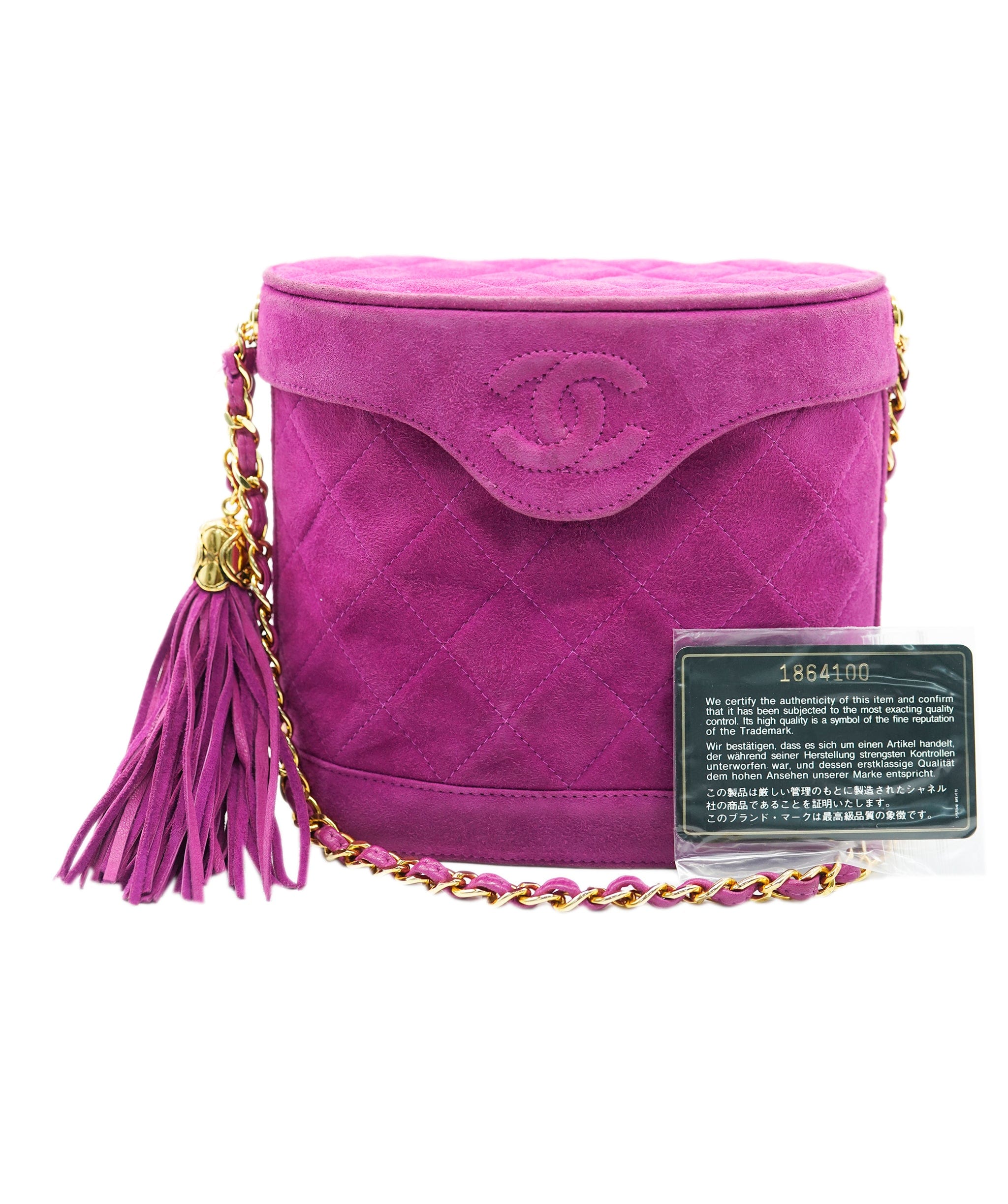 Chanel Chanel Purple Suede Tassel Crossbody Bag ALC2217