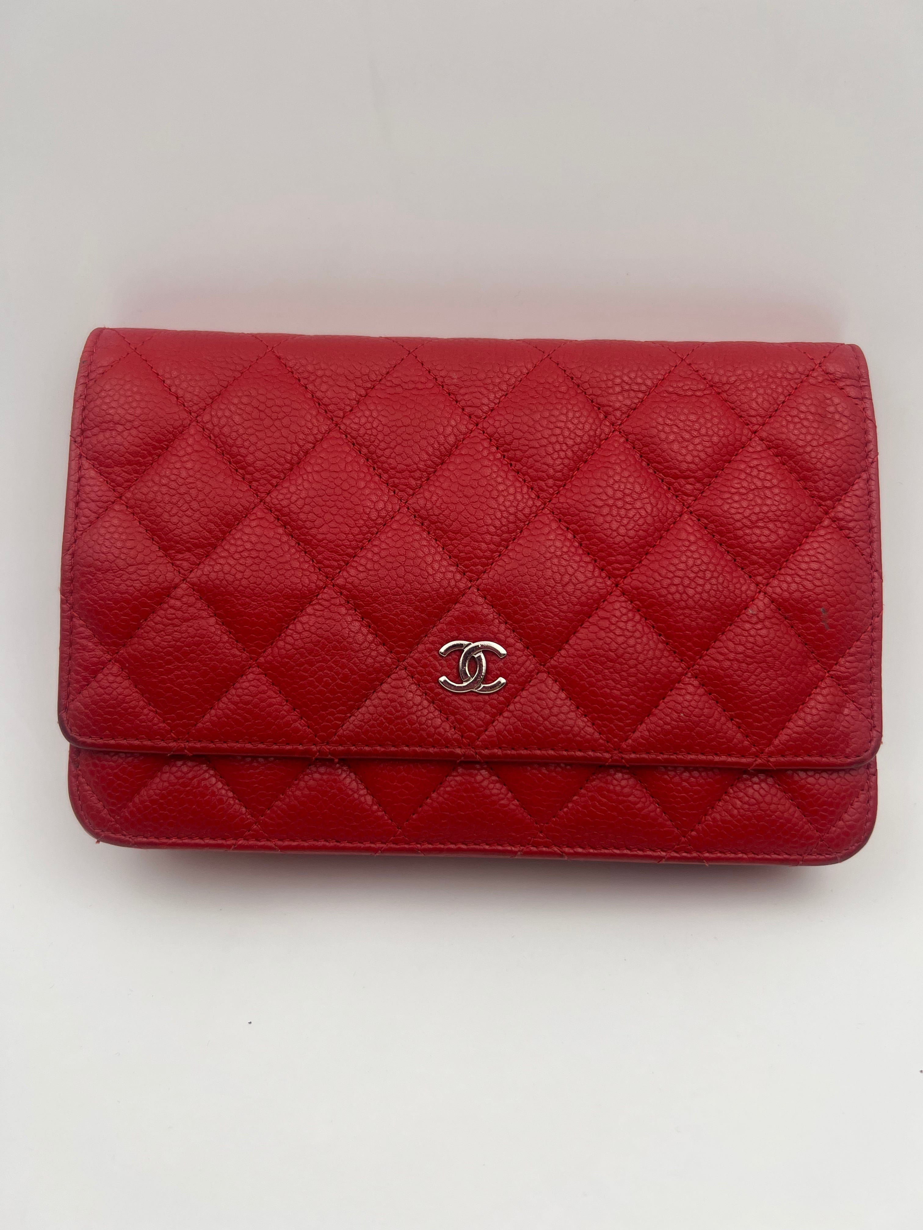 Chanel Red Wallet On Chain ALC0703 LuxuryPromise