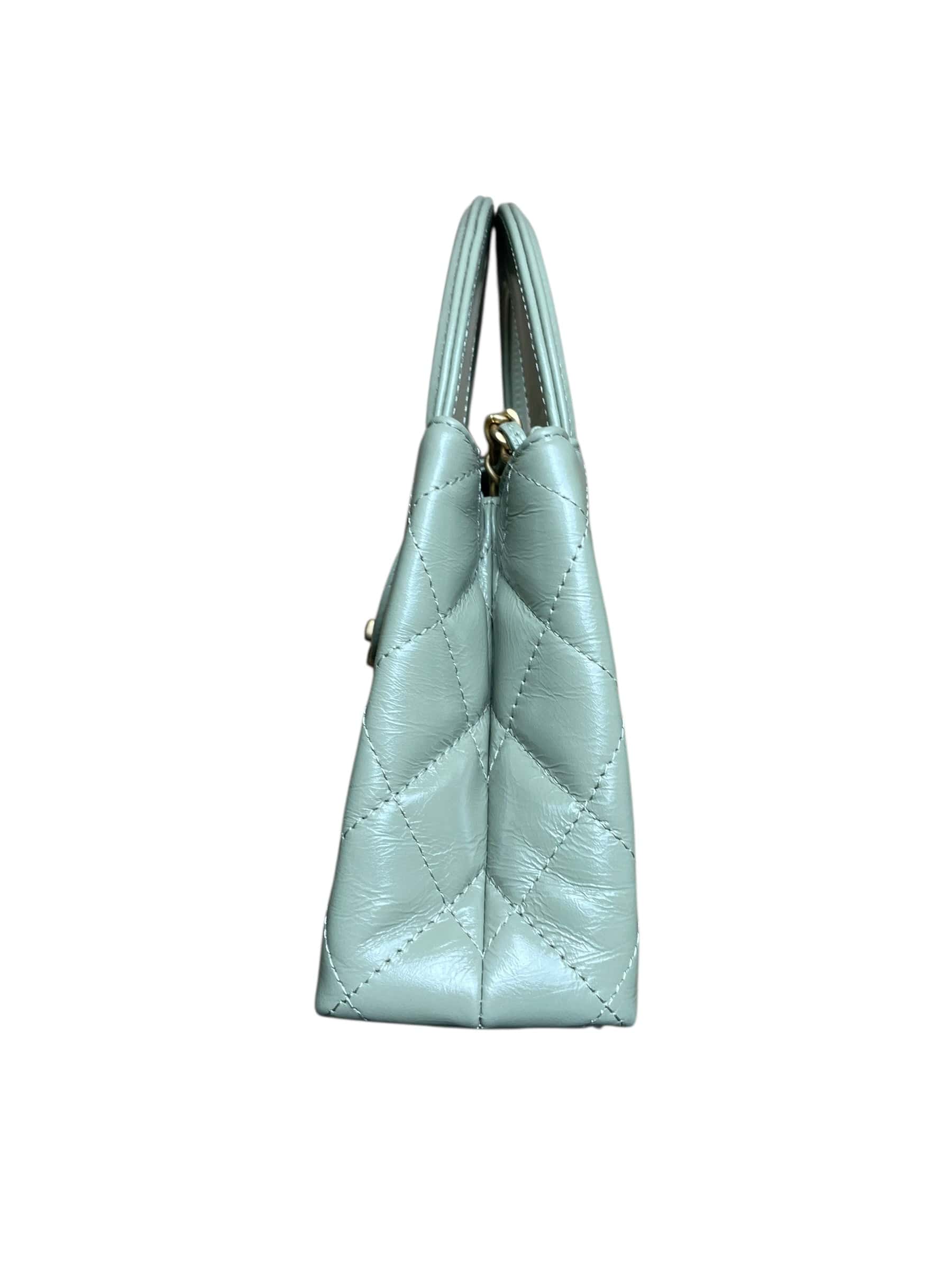 Chanel Chanel Sage Khaki Green Large Kelly Shopping Bag Brand New DXBK0239