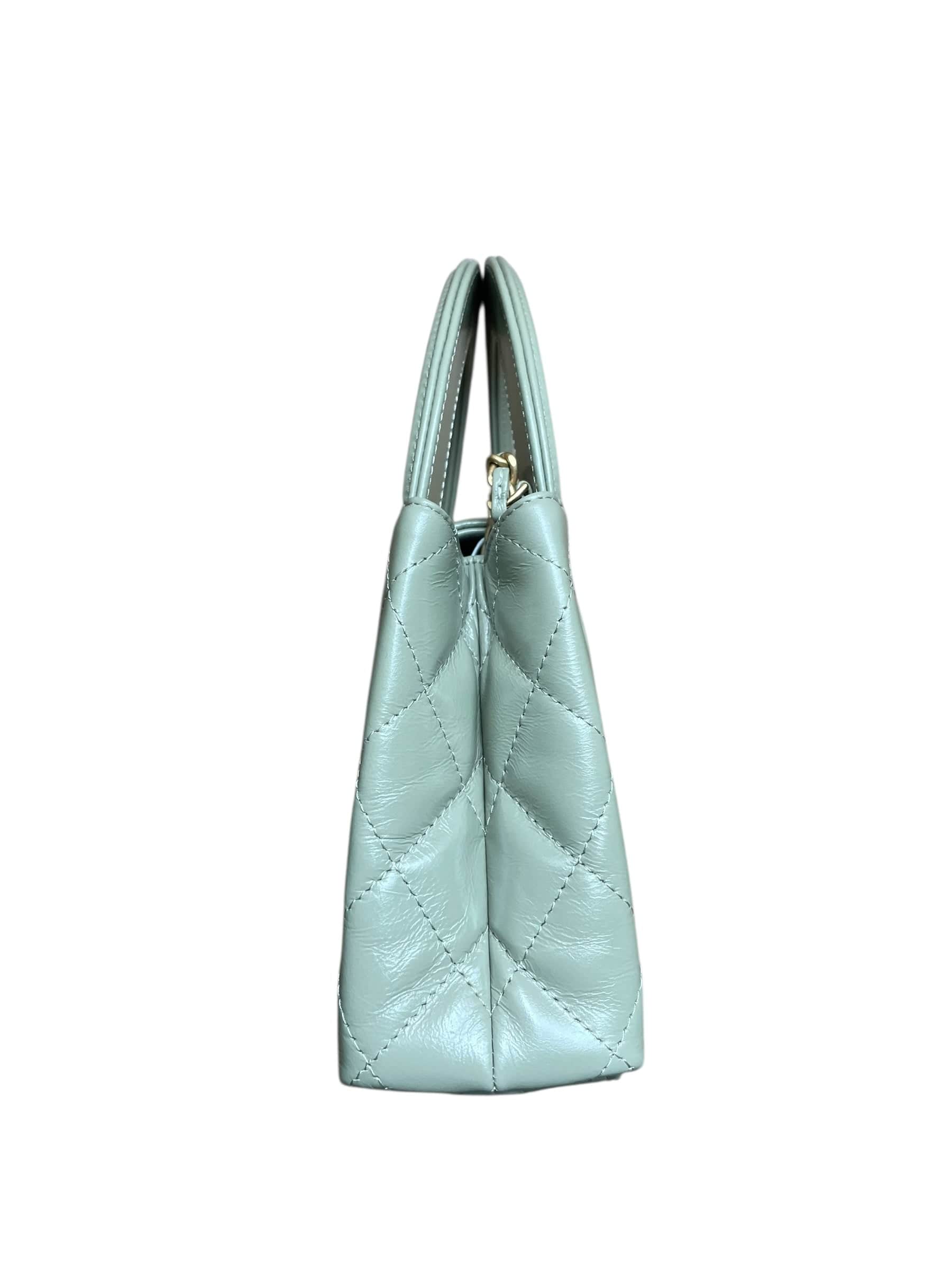 Chanel Chanel Sage Khaki Green Large Kelly Shopping Bag Brand New DXBK0239