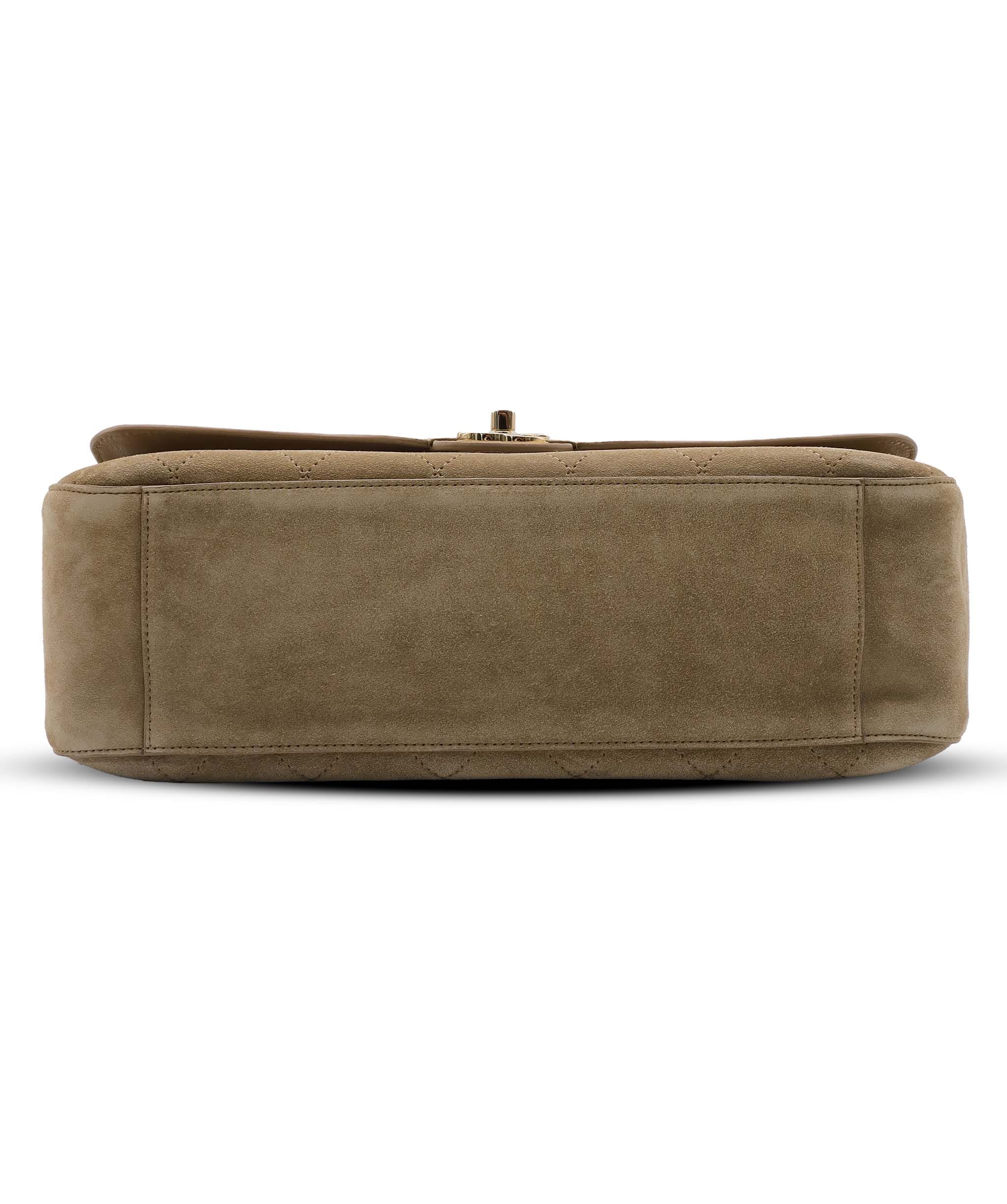 Chanel CHANEL SUEDE BAG BROWN SUEDE ASC7288