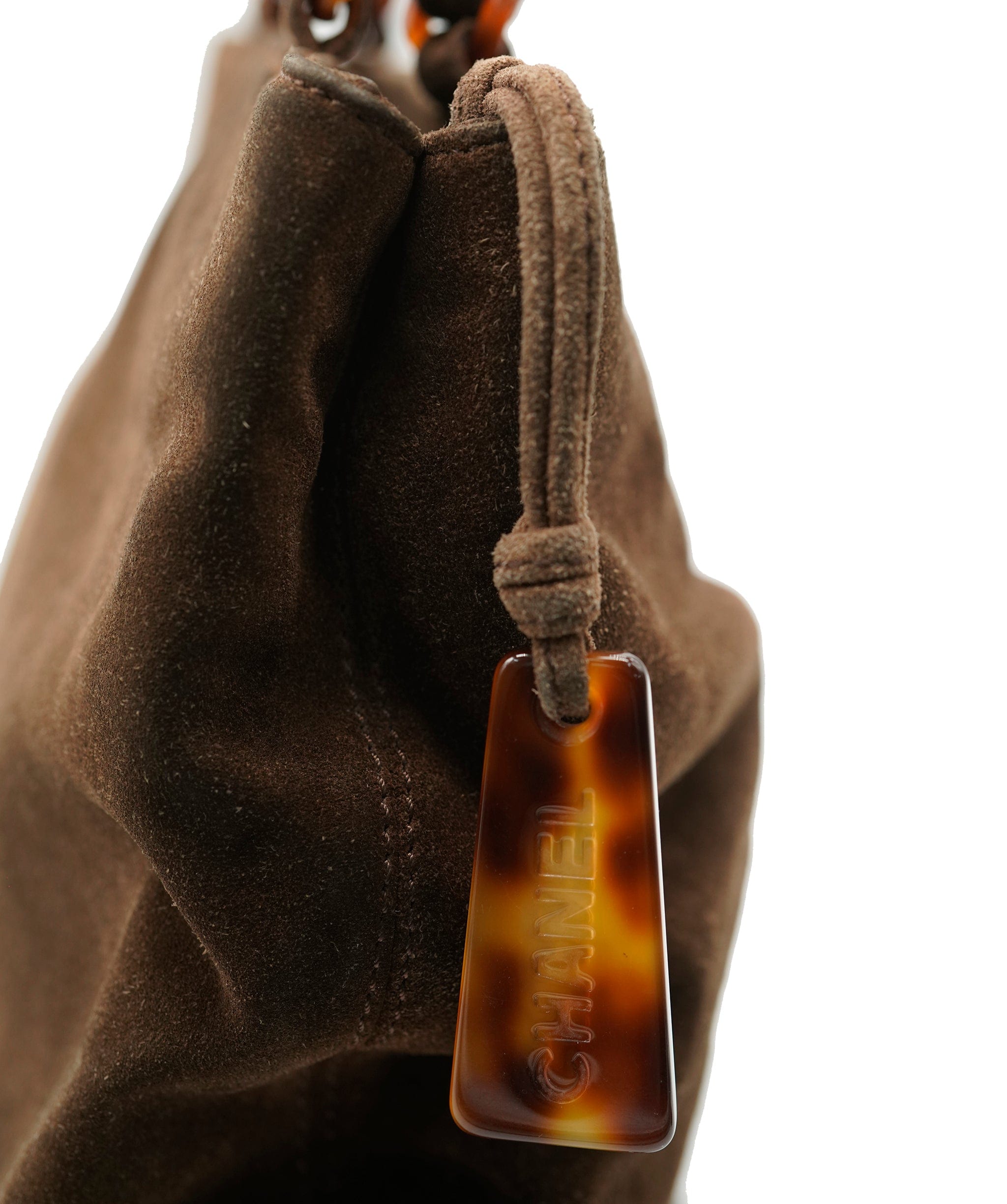 Chanel Chanel Suede Brown CC Shoulder Bag ALC2385