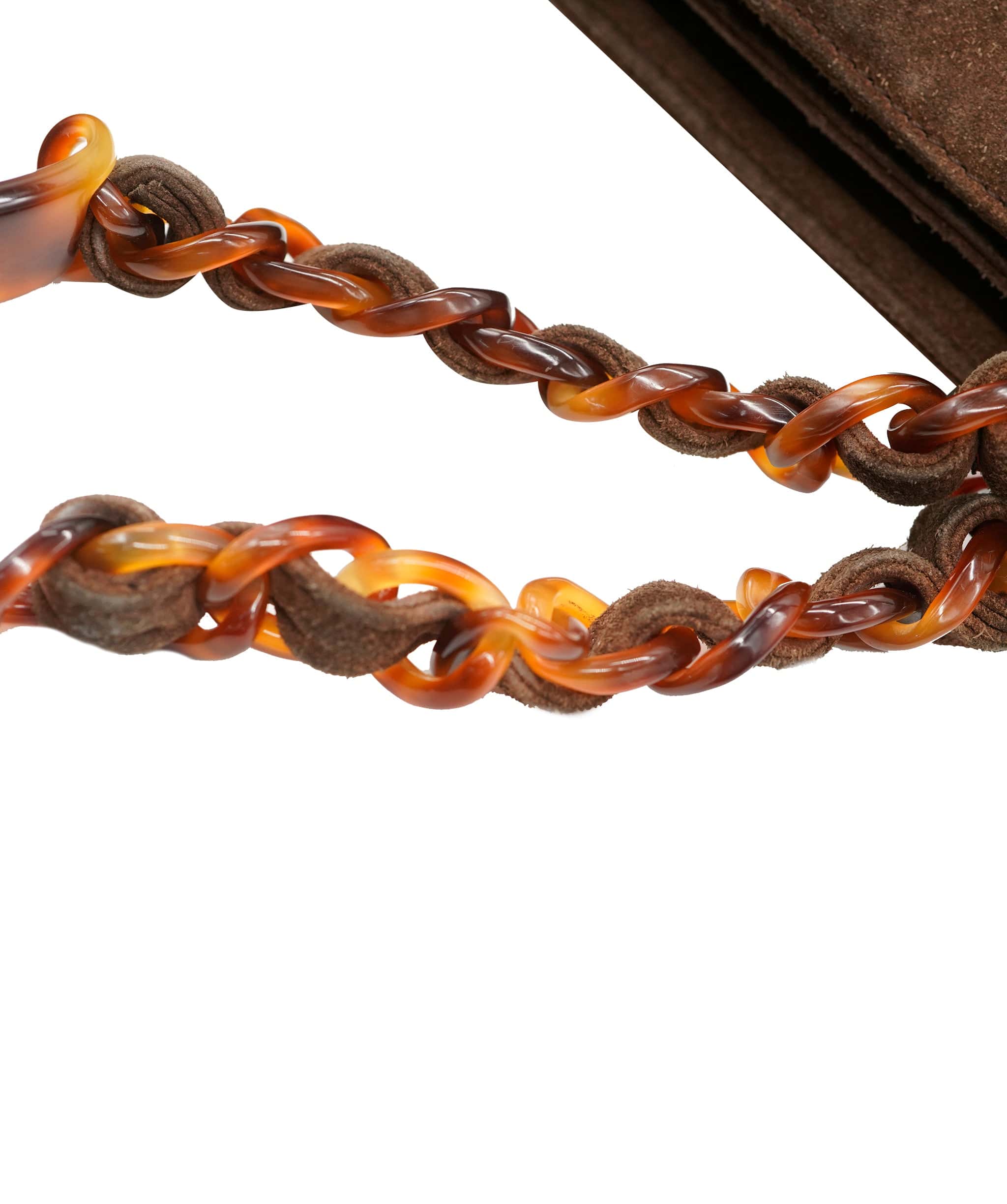 Chanel Chanel Suede Brown CC Shoulder Bag ALC2385